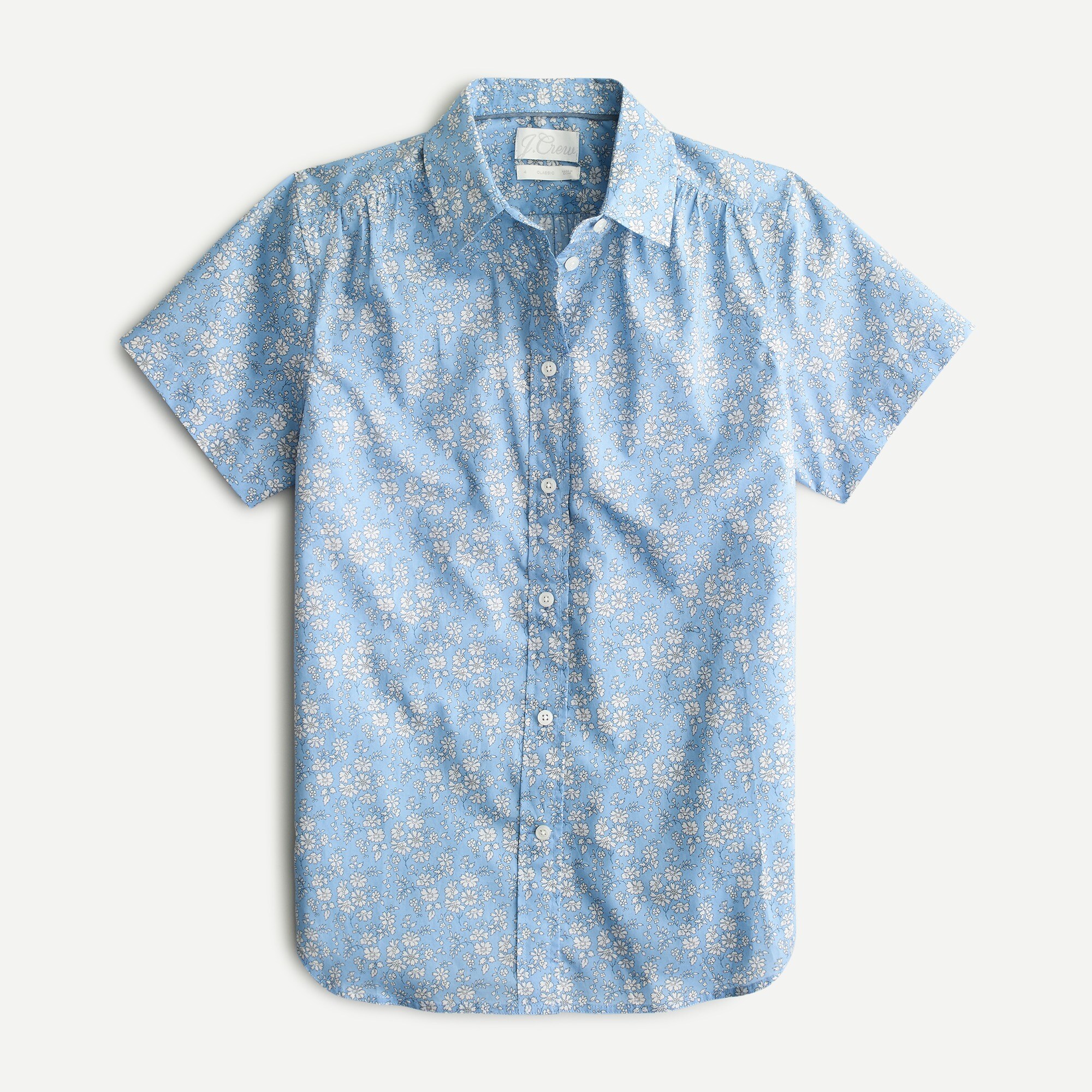 Classic-fit Short-sleeve Shirt In Liberty® Capel Floral For Women