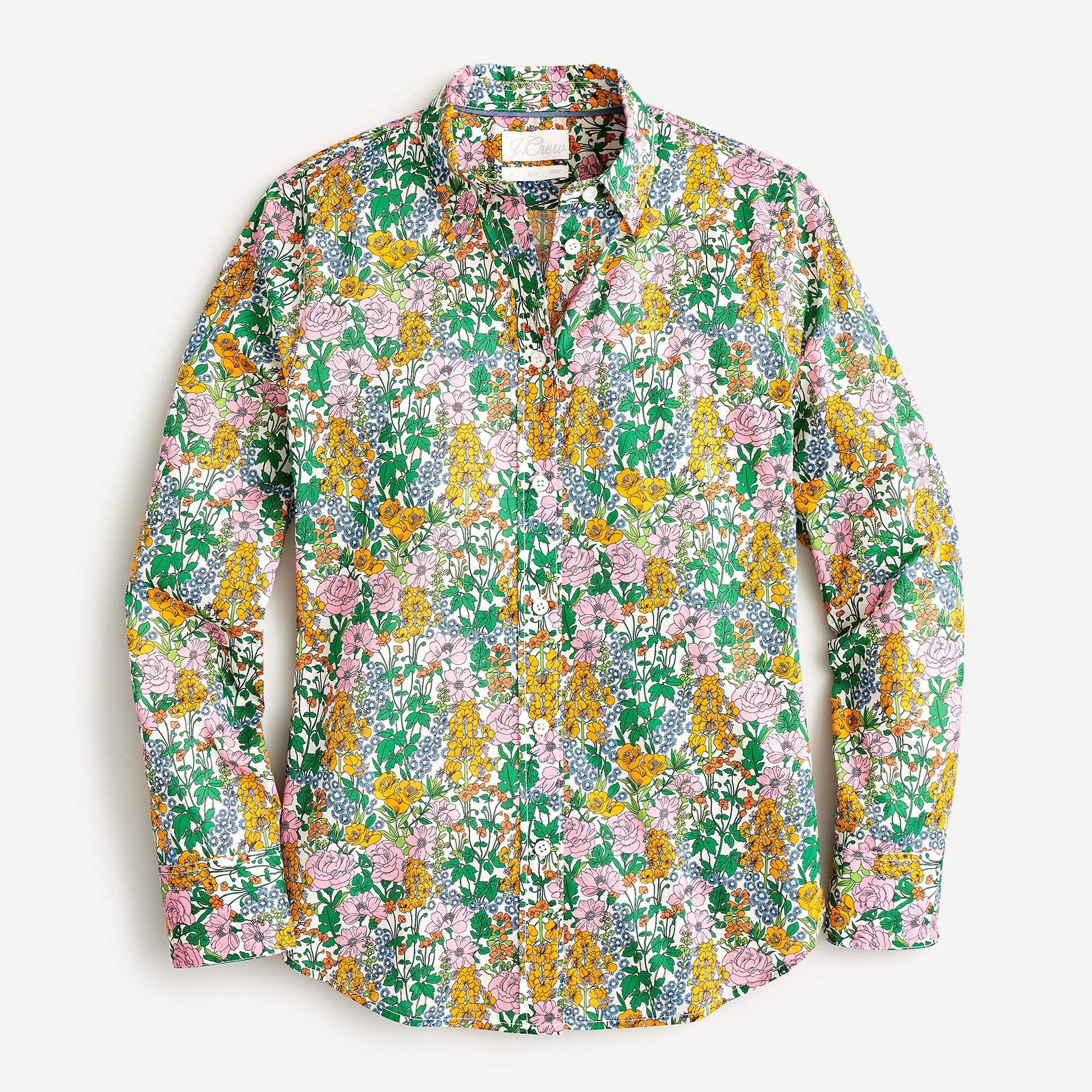 Slim-fit Shirt In Liberty® Petunia Floral For Women | J.Crew