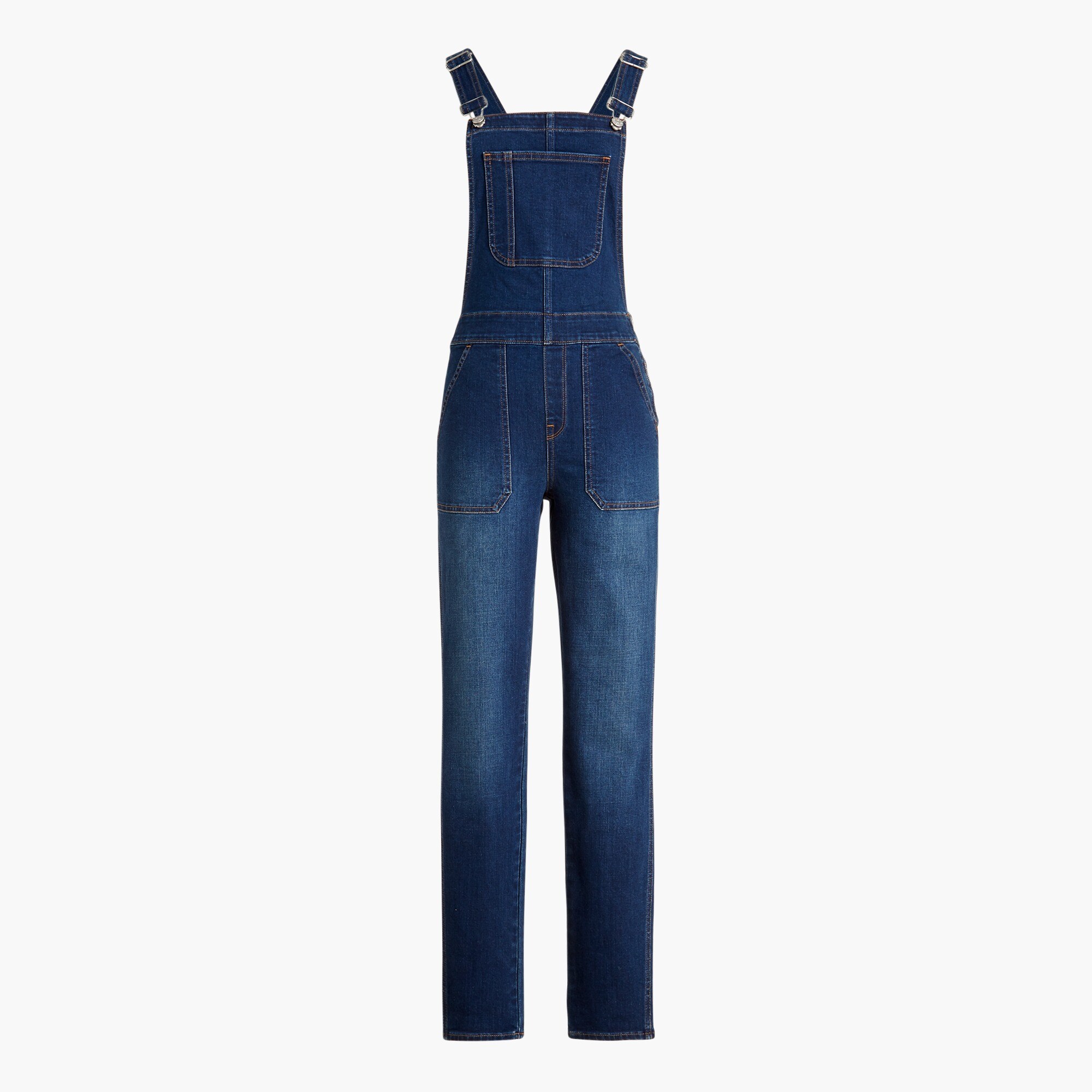 Skinny overalls in signature stretch