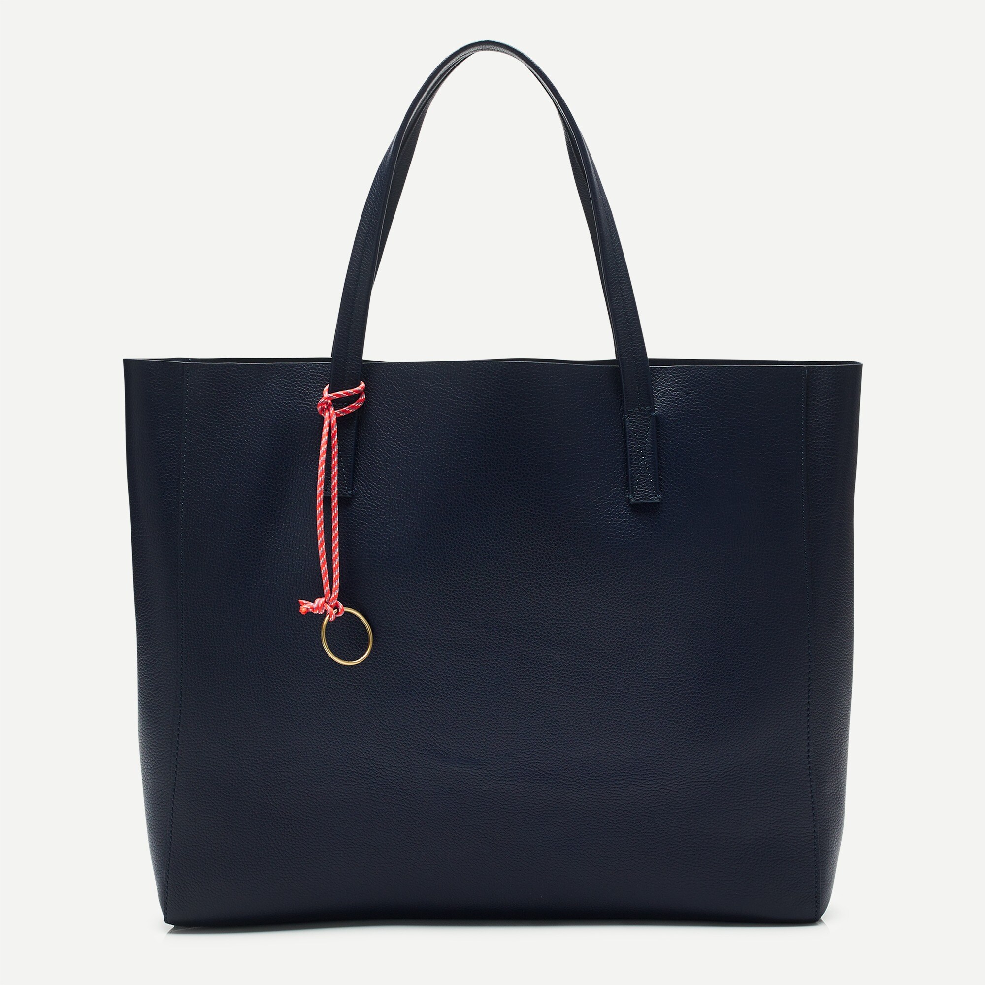tote in pebbled leather for women