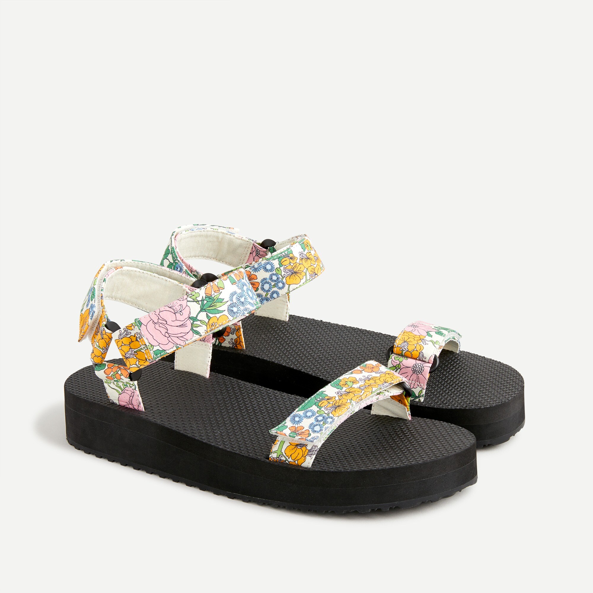 Sporty strap sandals in Liberty® Mini Floral Walk