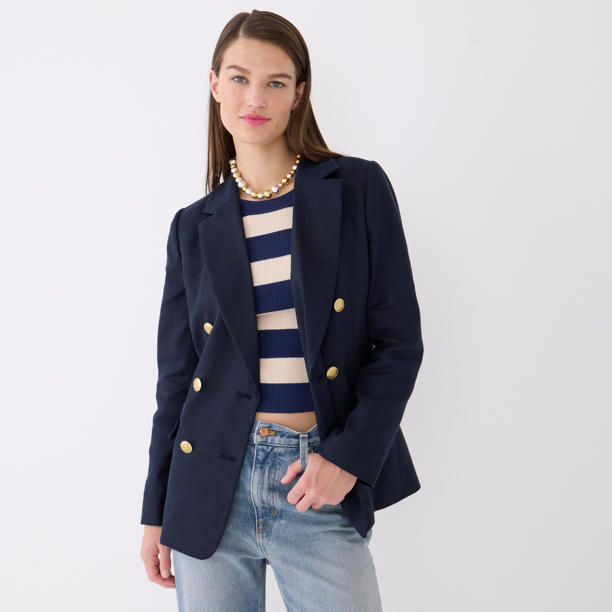 j crew double breasted blazer