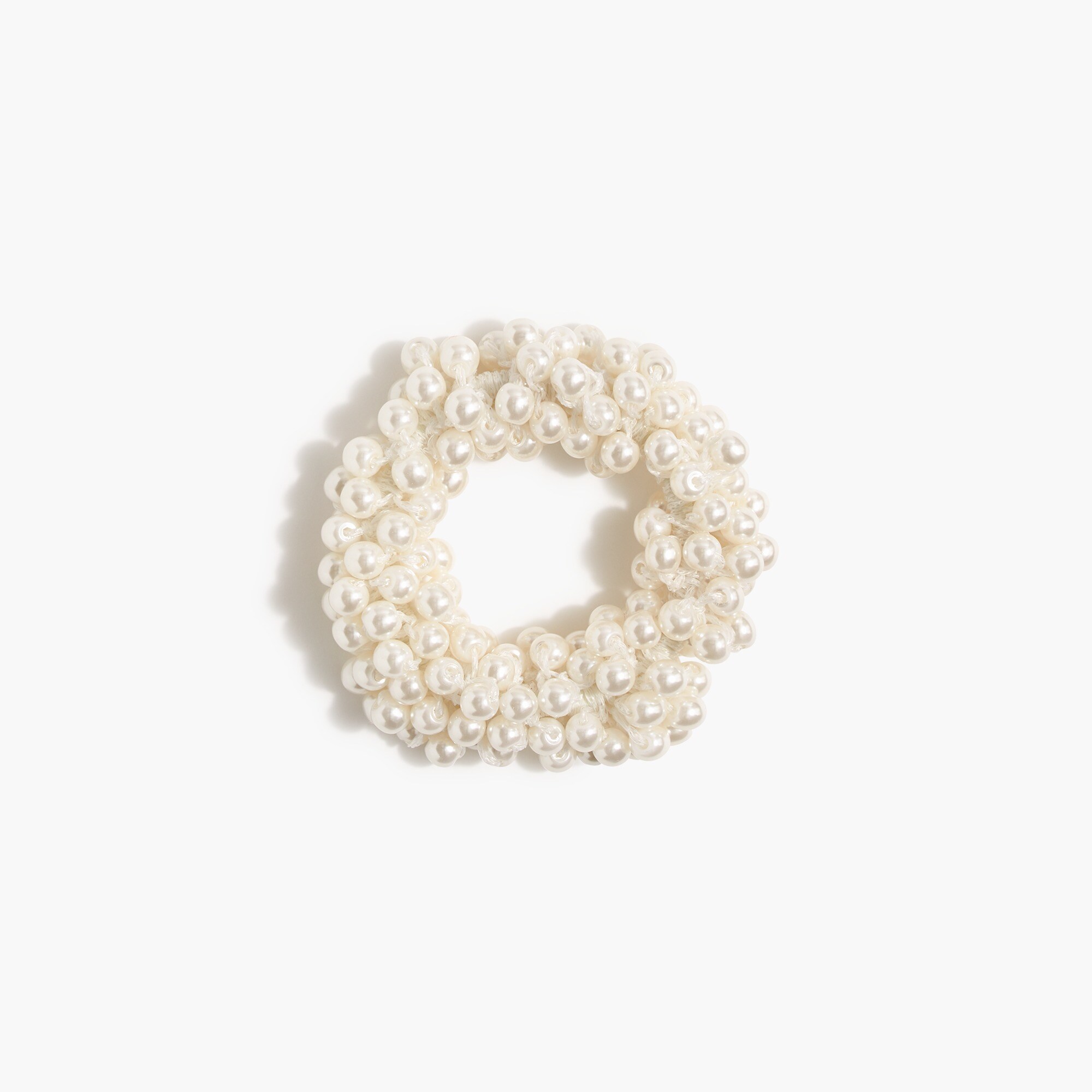 Allover pearl scrunchie
