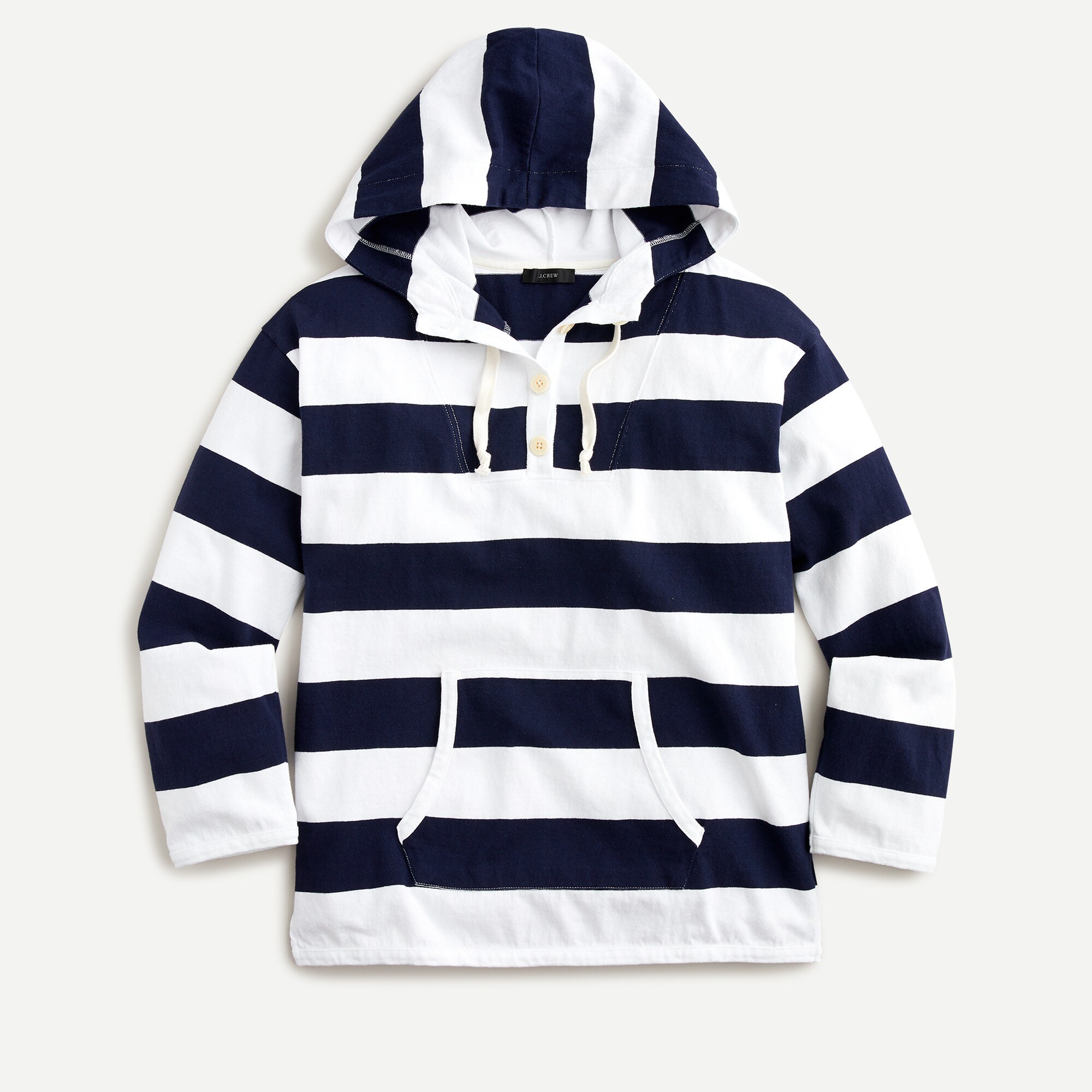Mariner cloth button-up hoodie