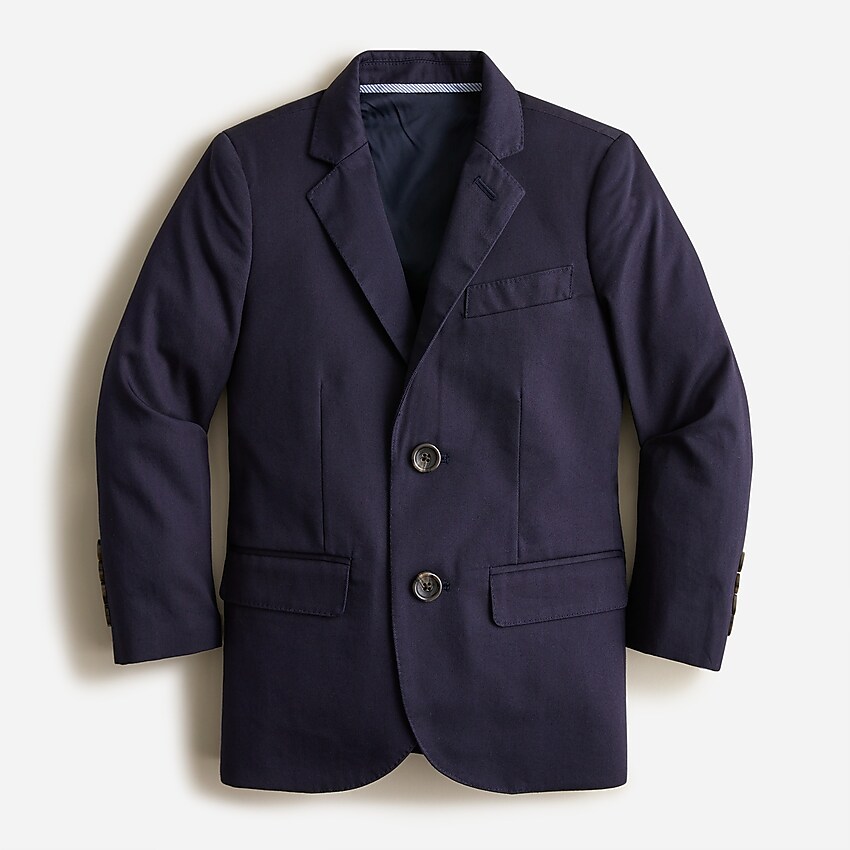 j.crew: boys' ludlow suit jacket in italian chino for boys, right side, view zoomed