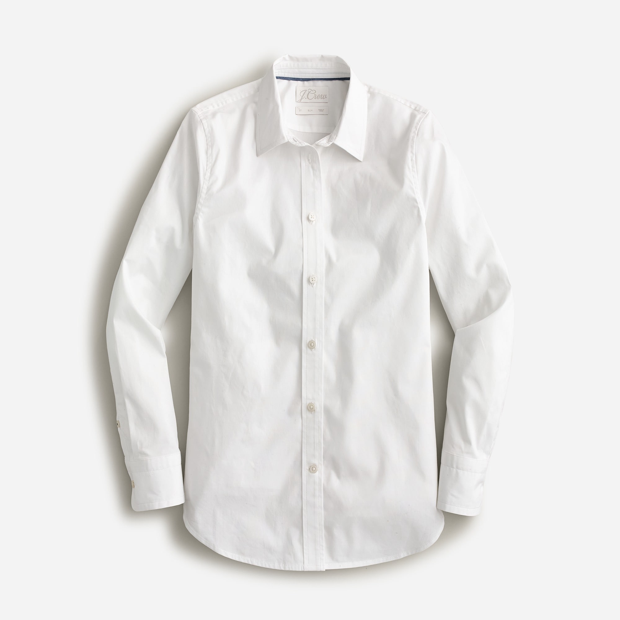  Slim-fit stretch cotton poplin shirt