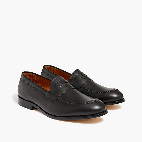mens Leather penny loafers