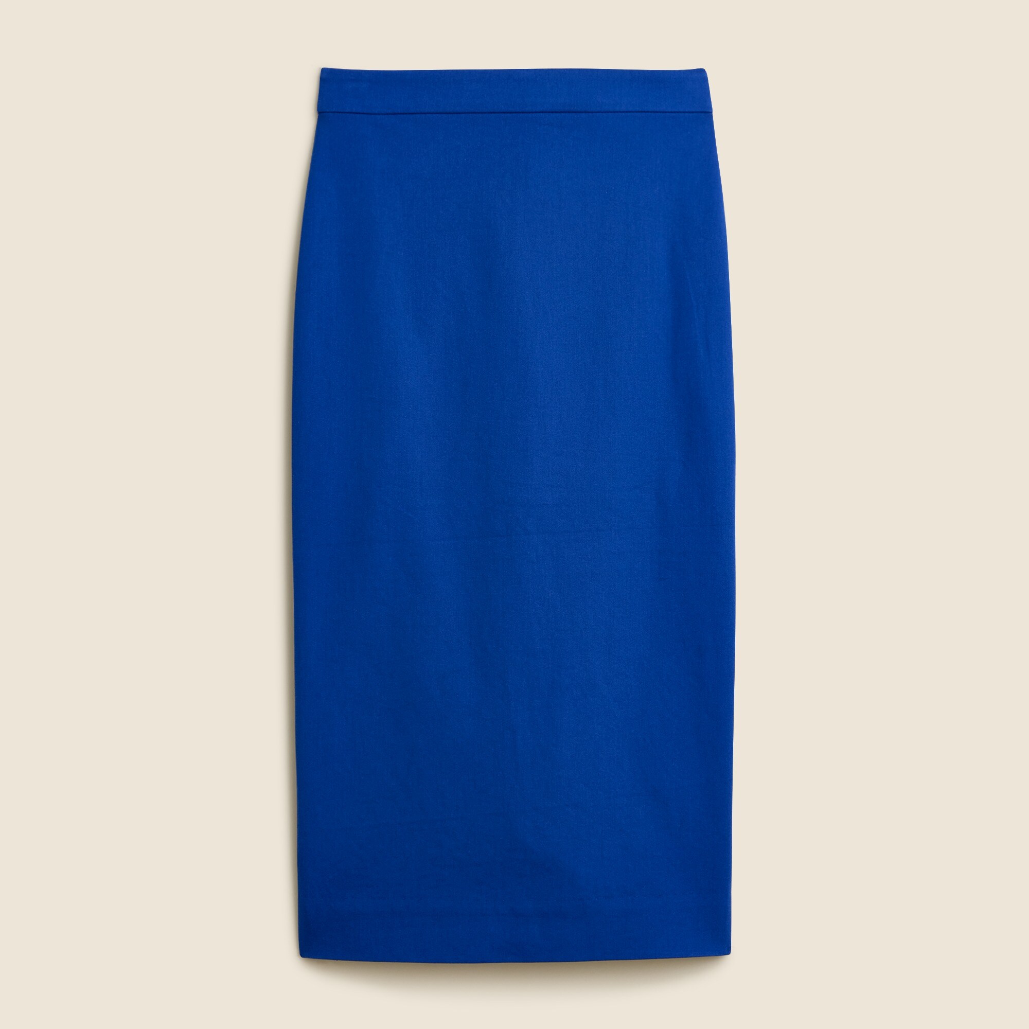 No. 3 Pencil skirt in bi-stretch cotton blend