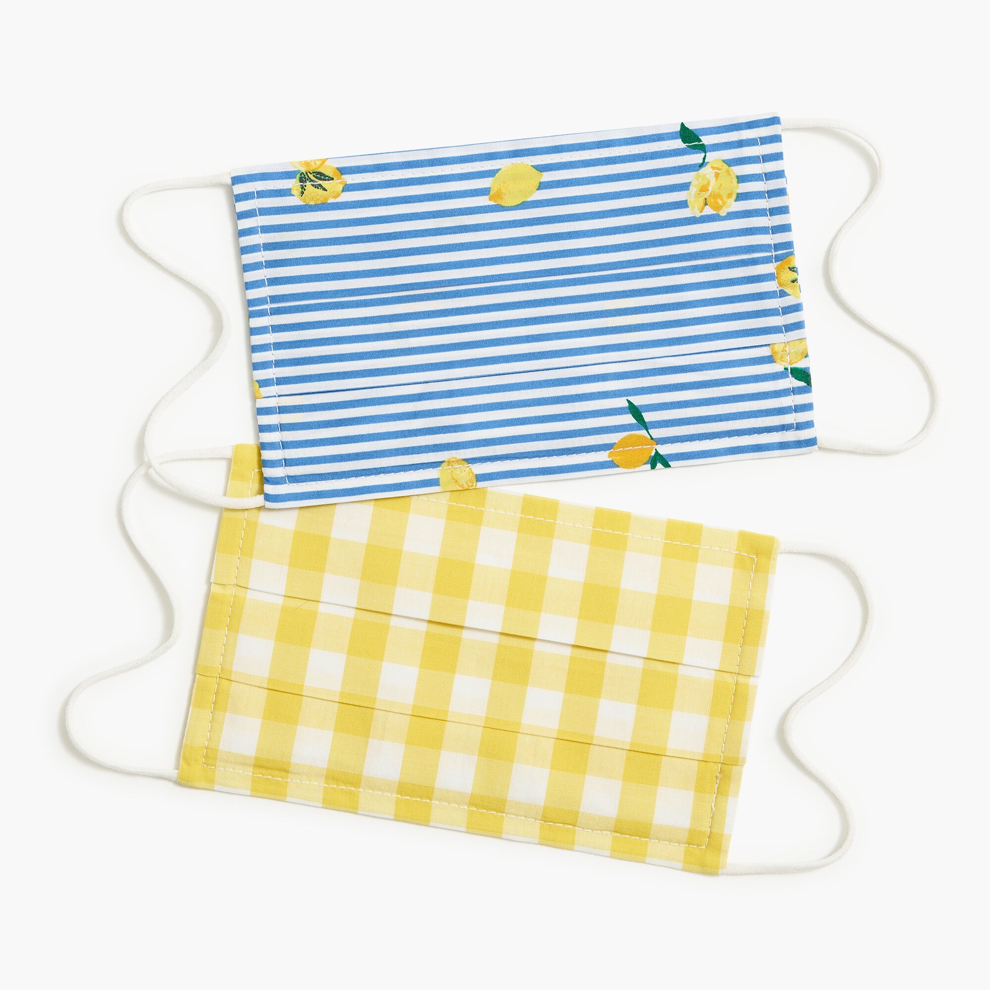 Girls' pack-of-two nonmedical face masks in mixed prints