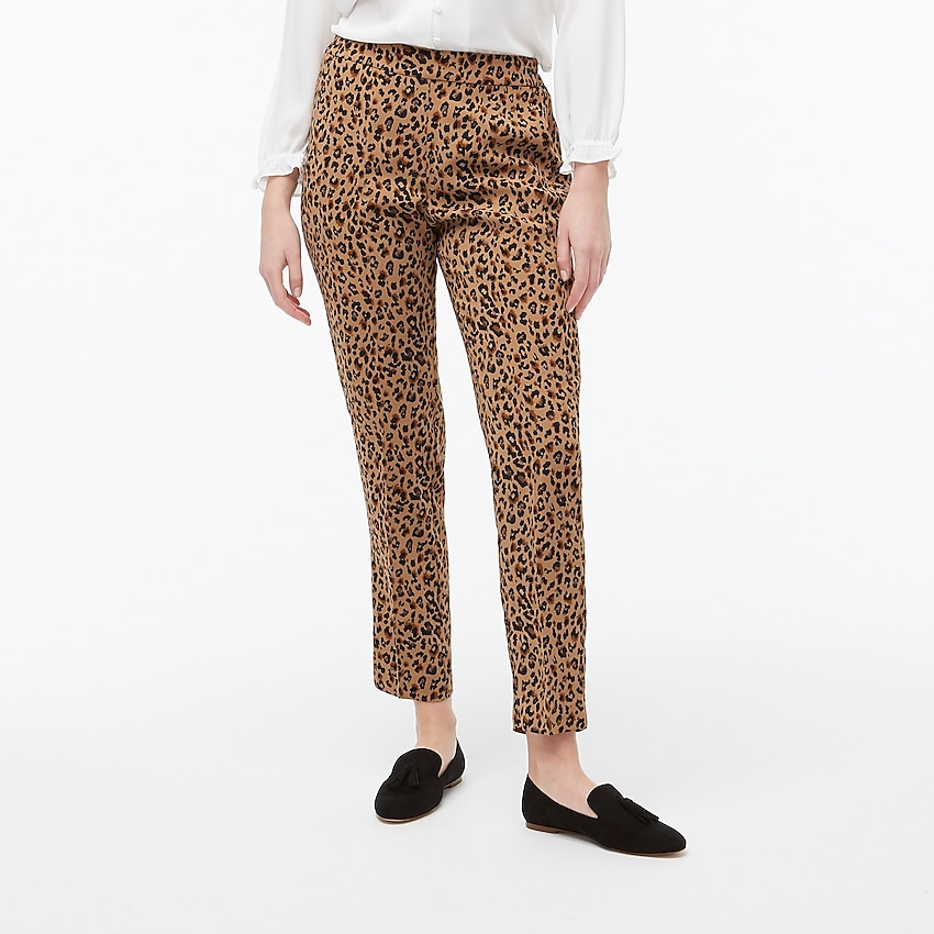 Factory: Leopard Jamie Pant With Elastic Waist For Women