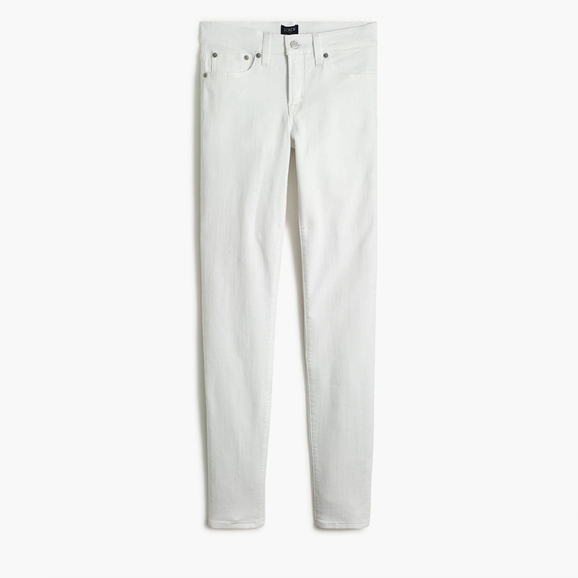 8"-rise white skinny jean in signature stretch
