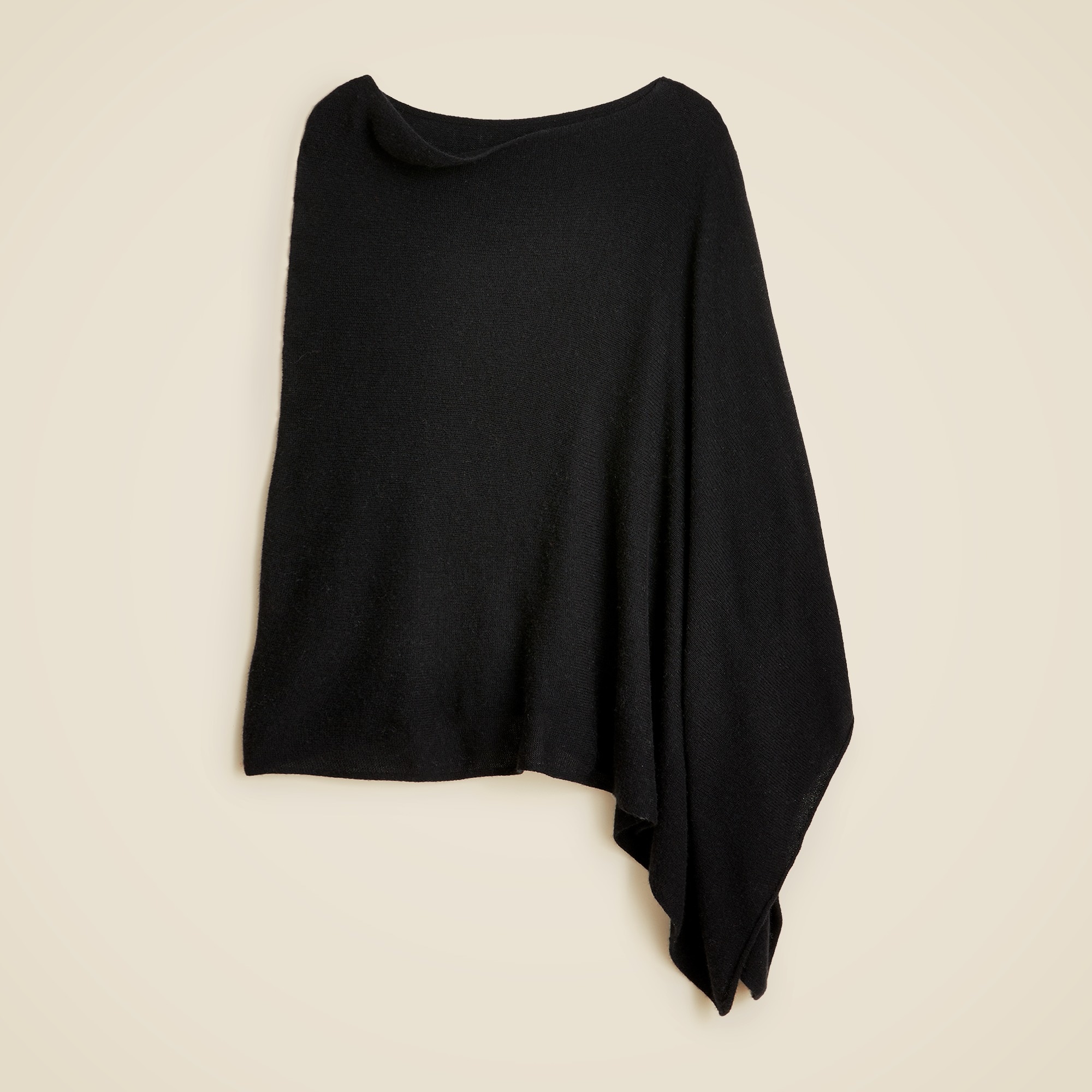 womens Cashmere-wool blend poncho