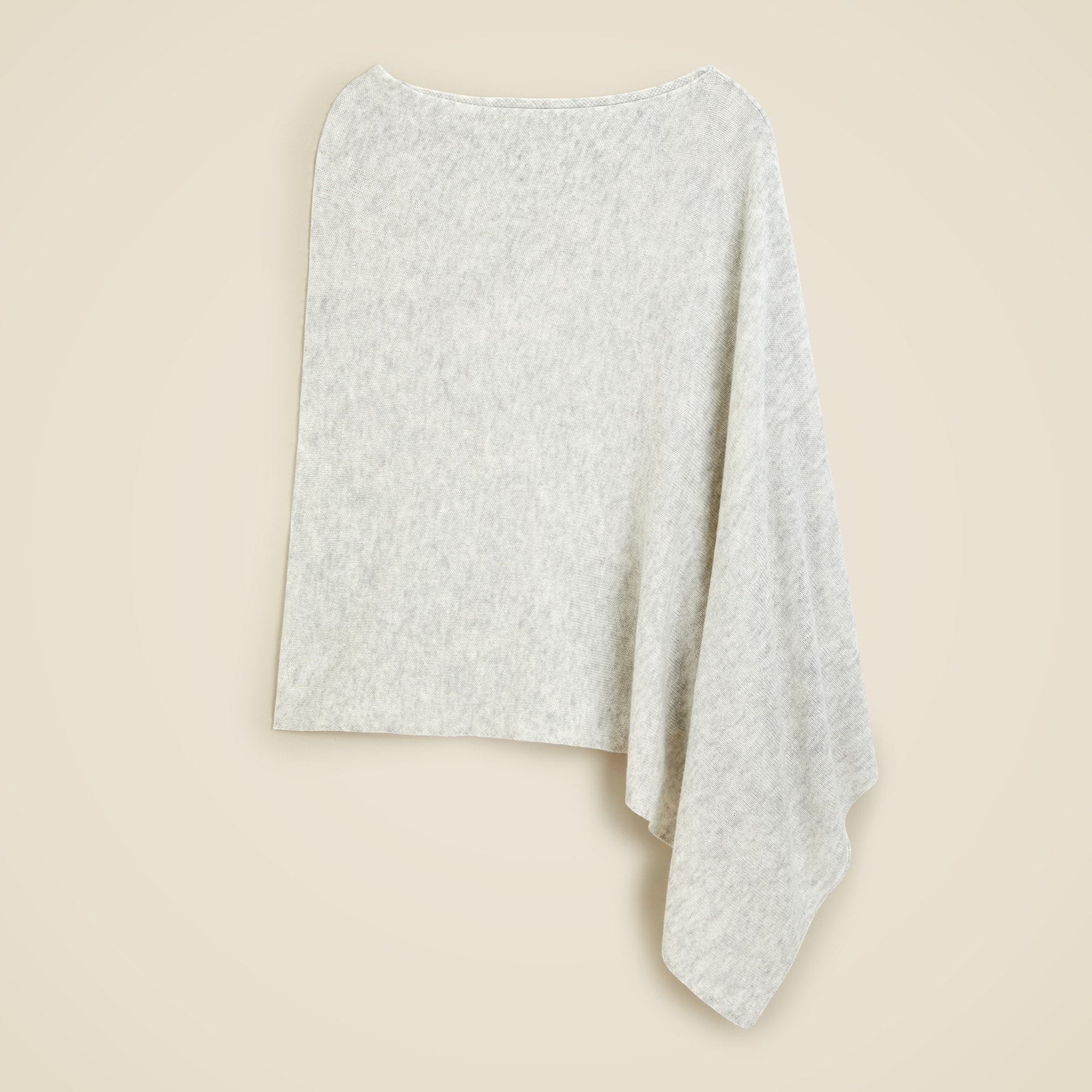  Cashmere-wool blend poncho