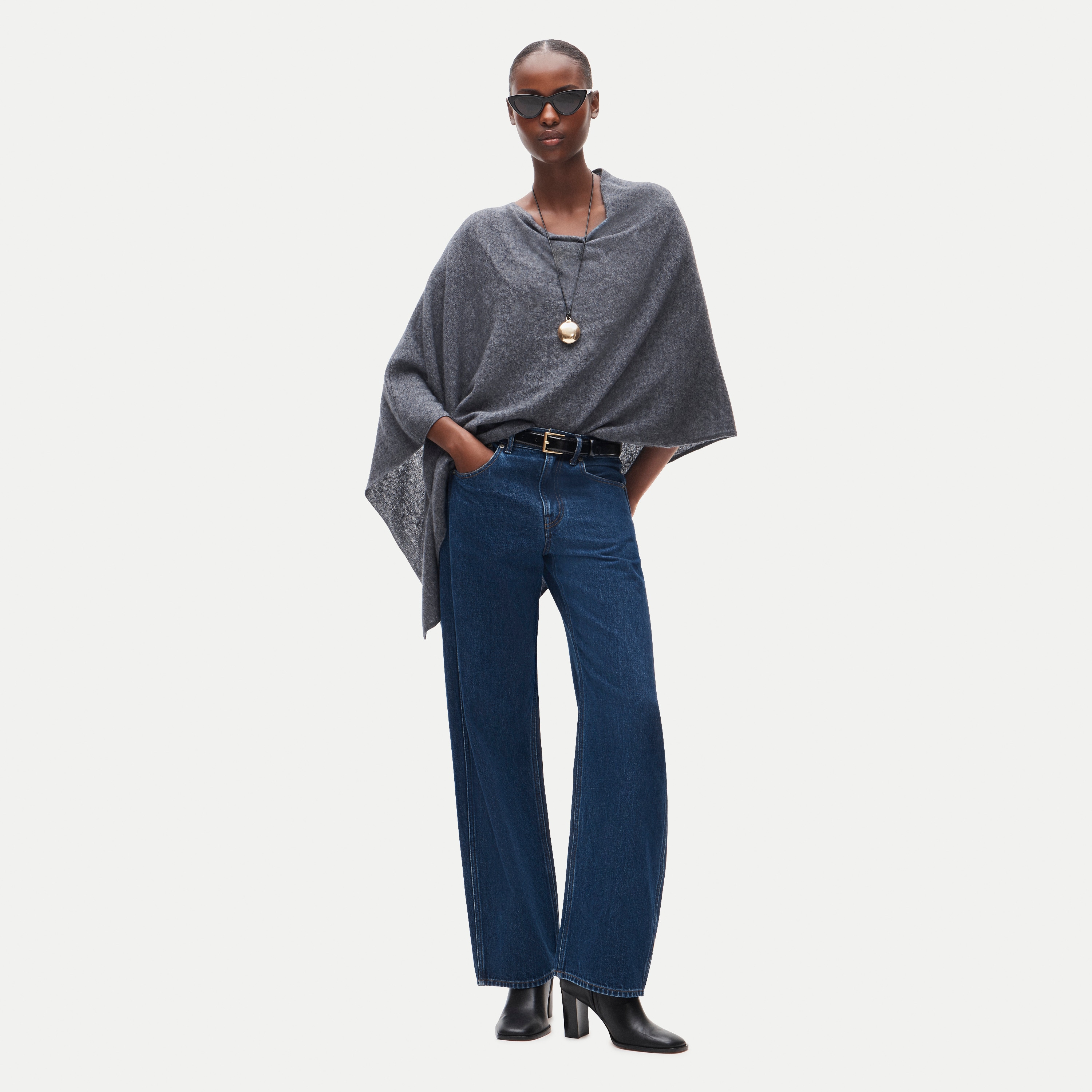 Cashmere-wool Blend Poncho For Women | J.Crew