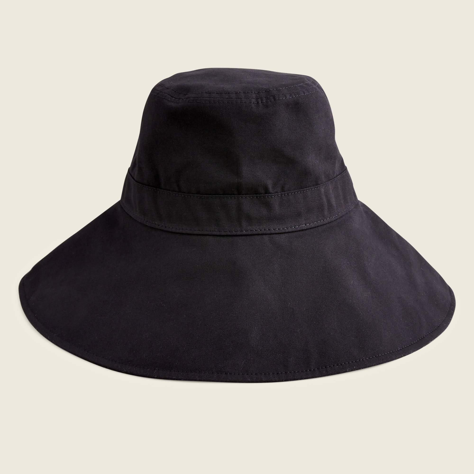 J.Crew: Wide-brim Bucket Hat With UV Coating For Women
