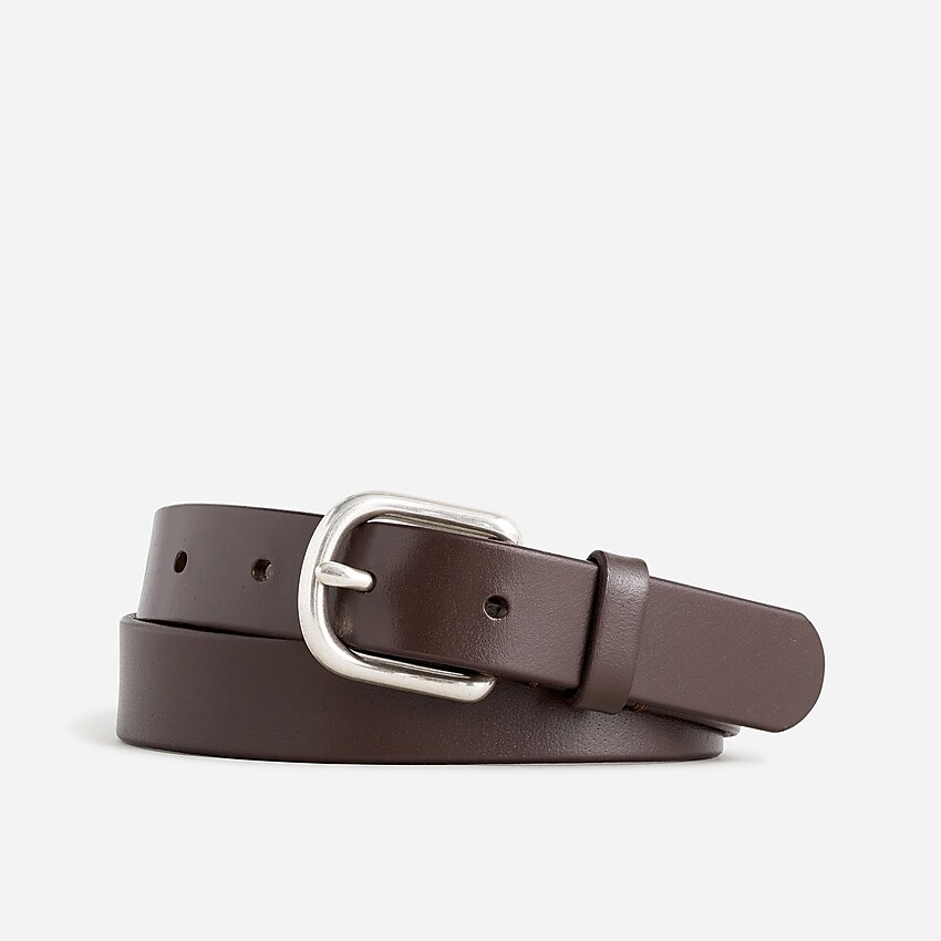 j.crew: kids' leather belt for boys, right side, view zoomed