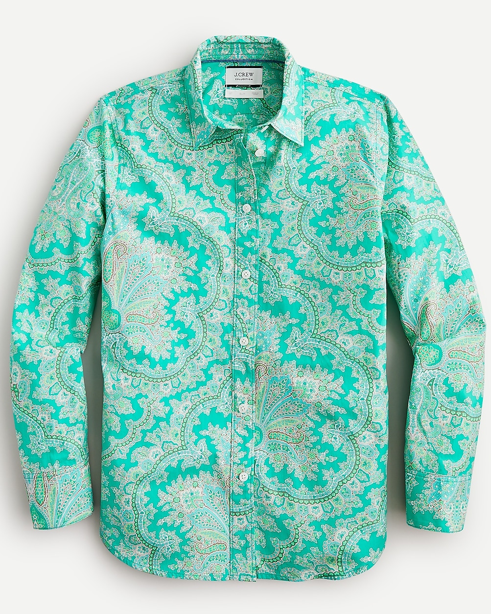 Slim-fit Crisp Cotton Poplin Shirt In Ratti® Pendant Paisley - J.Crew