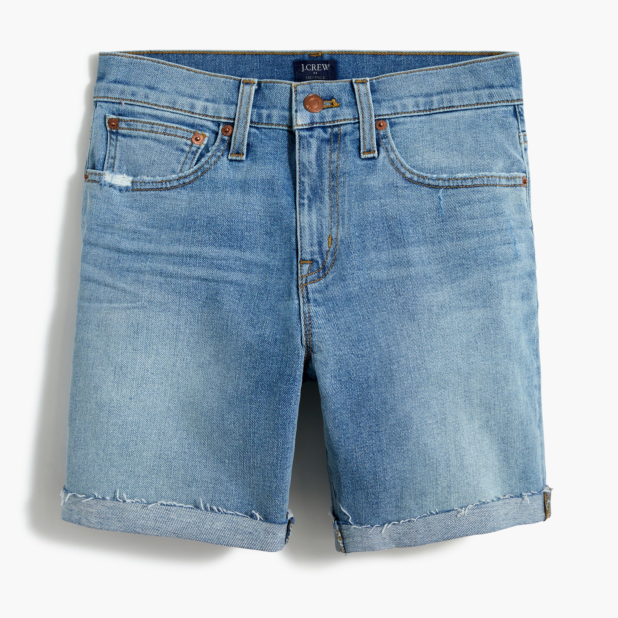 High-rise cutoff boy short