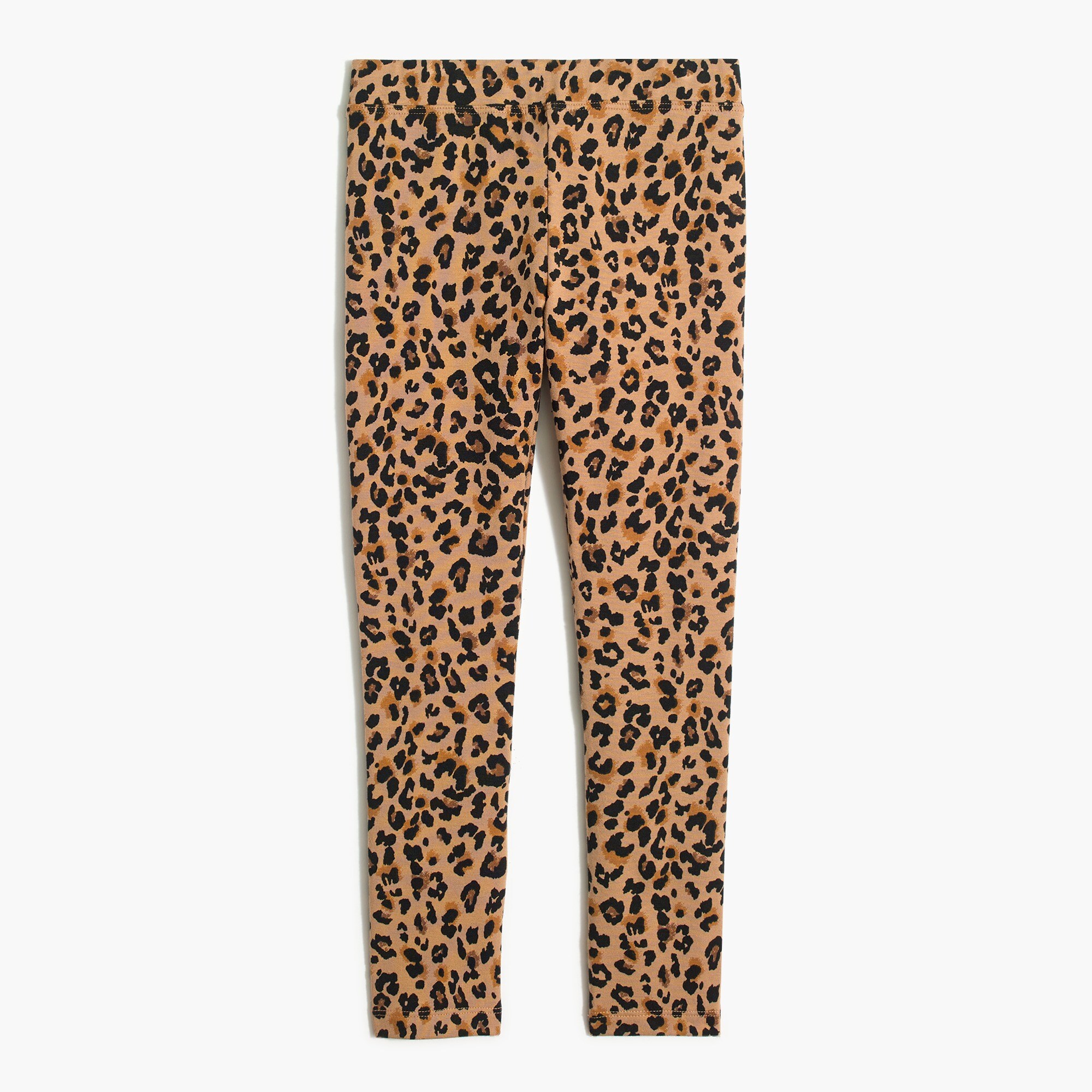Girls' leopard leggings