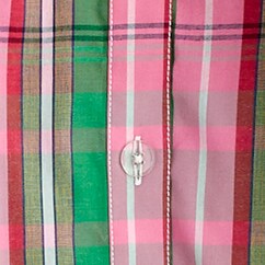 Button-up midi skirt in vintage plaid PINK MULTI button-up midi skirt in vintage plaid for women