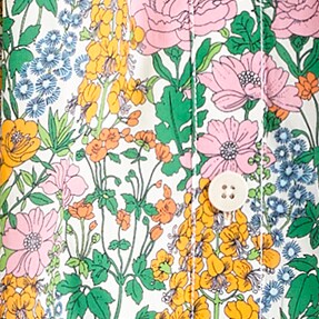 Button-up midi skirt in Liberty® Mini Floral Walk PETUNIA LIME MARIGOLD j.crew: button-up midi skirt in liberty® mini floral walk for women