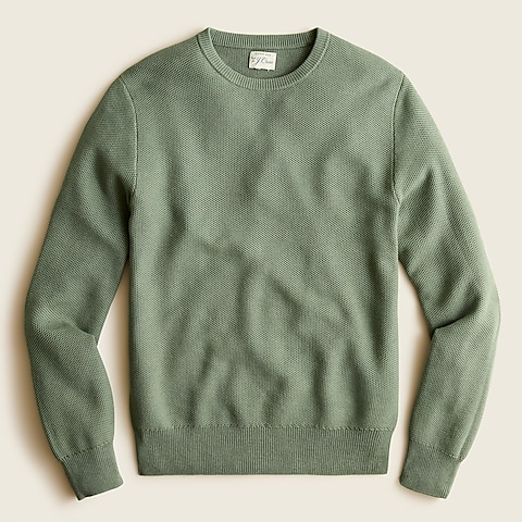  Cotton-silk piqué sweater