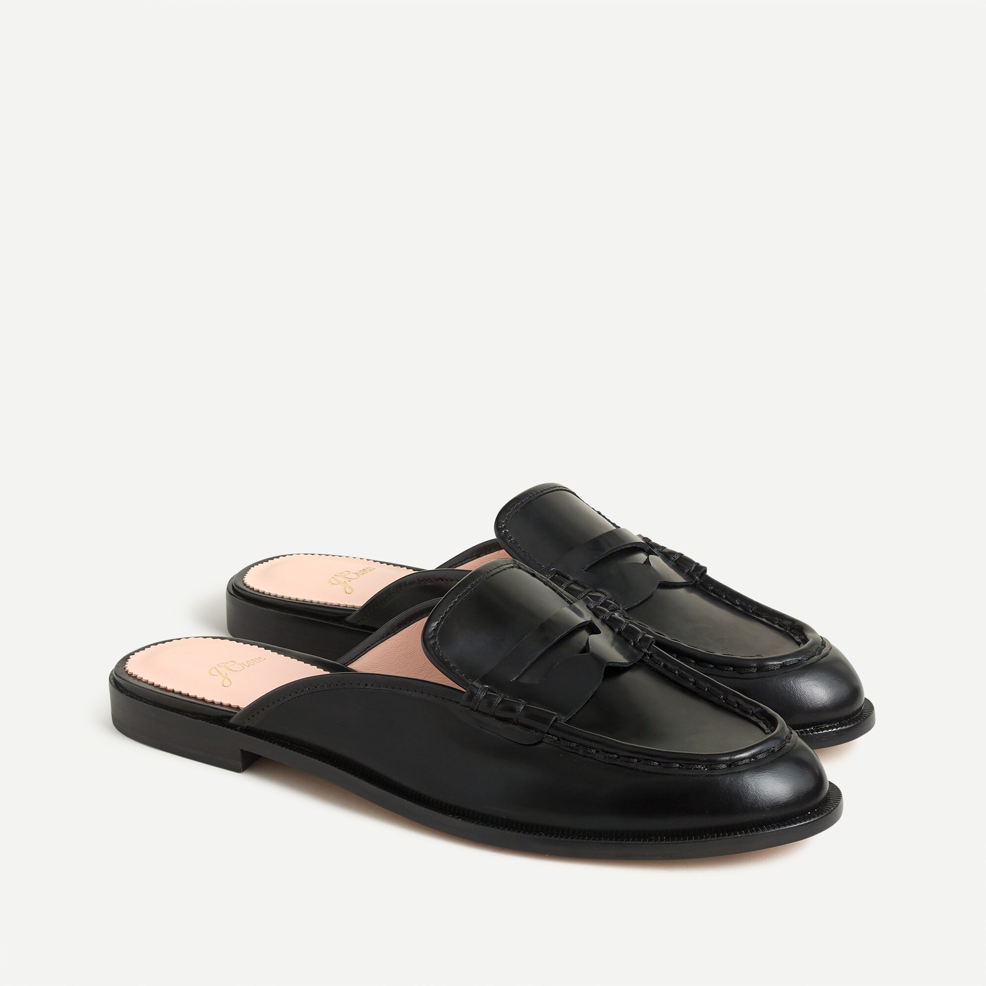 Classic loafer mule in spazzolato leather