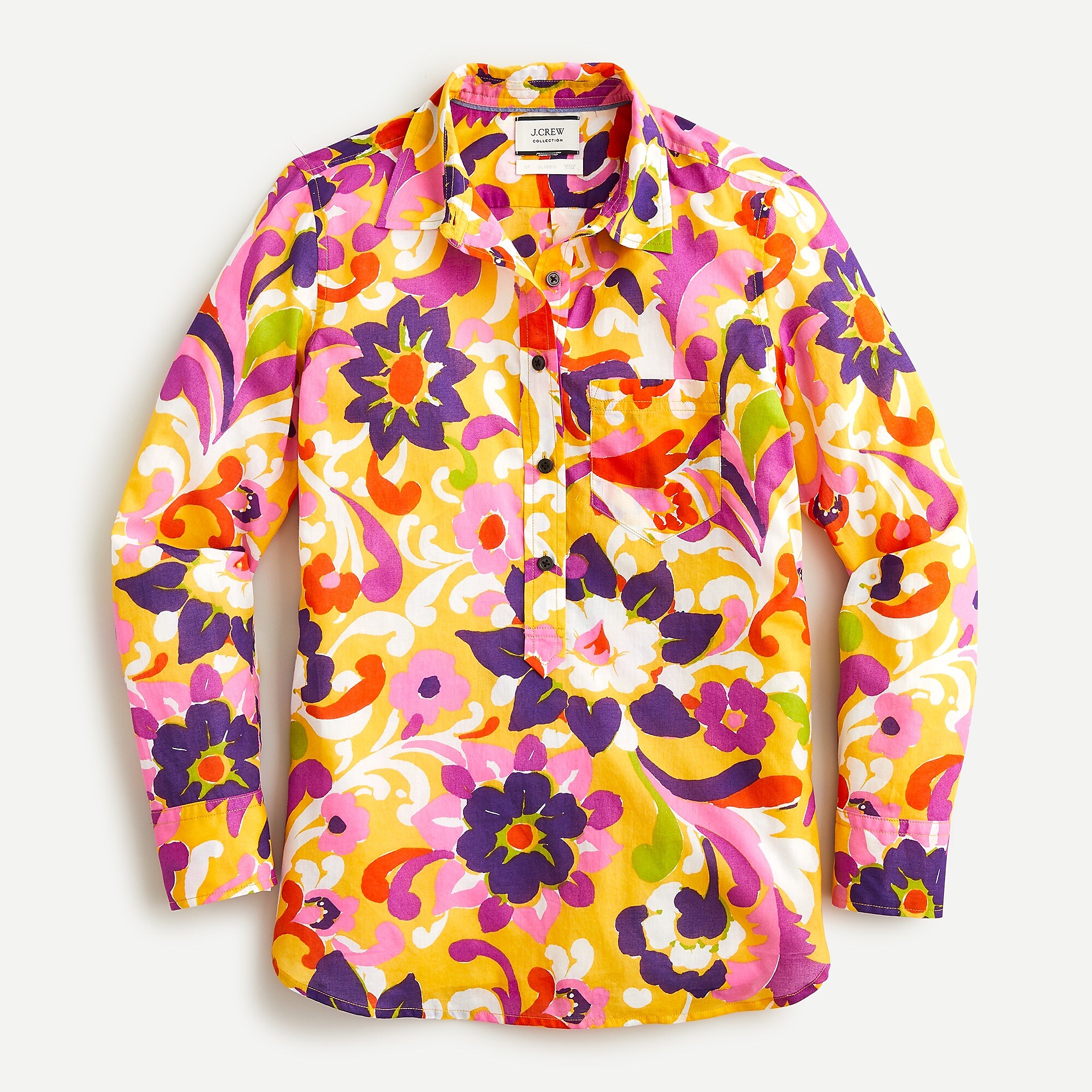 Classic-fit popover Ratti® curly floral