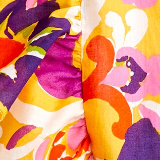 Ruffle wrap top in Ratti® curly floral YELLOW MULTI j.crew: ruffle wrap top in ratti® curly floral for women
