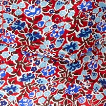 Classic-fit silk shirt in floral RED BLUE j.crew: classic-fit silk shirt in floral for women