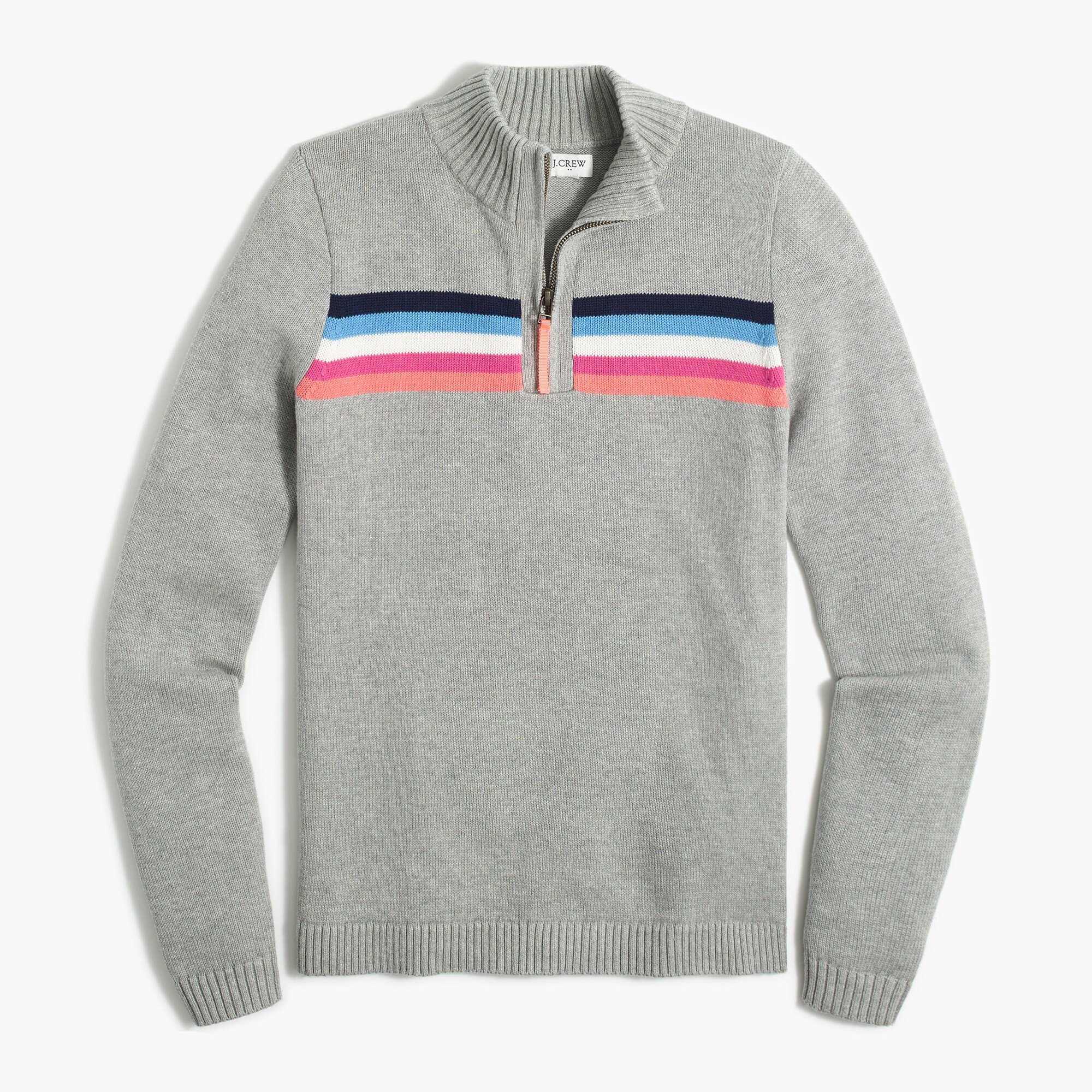 pullover sweater with quarter zip for women