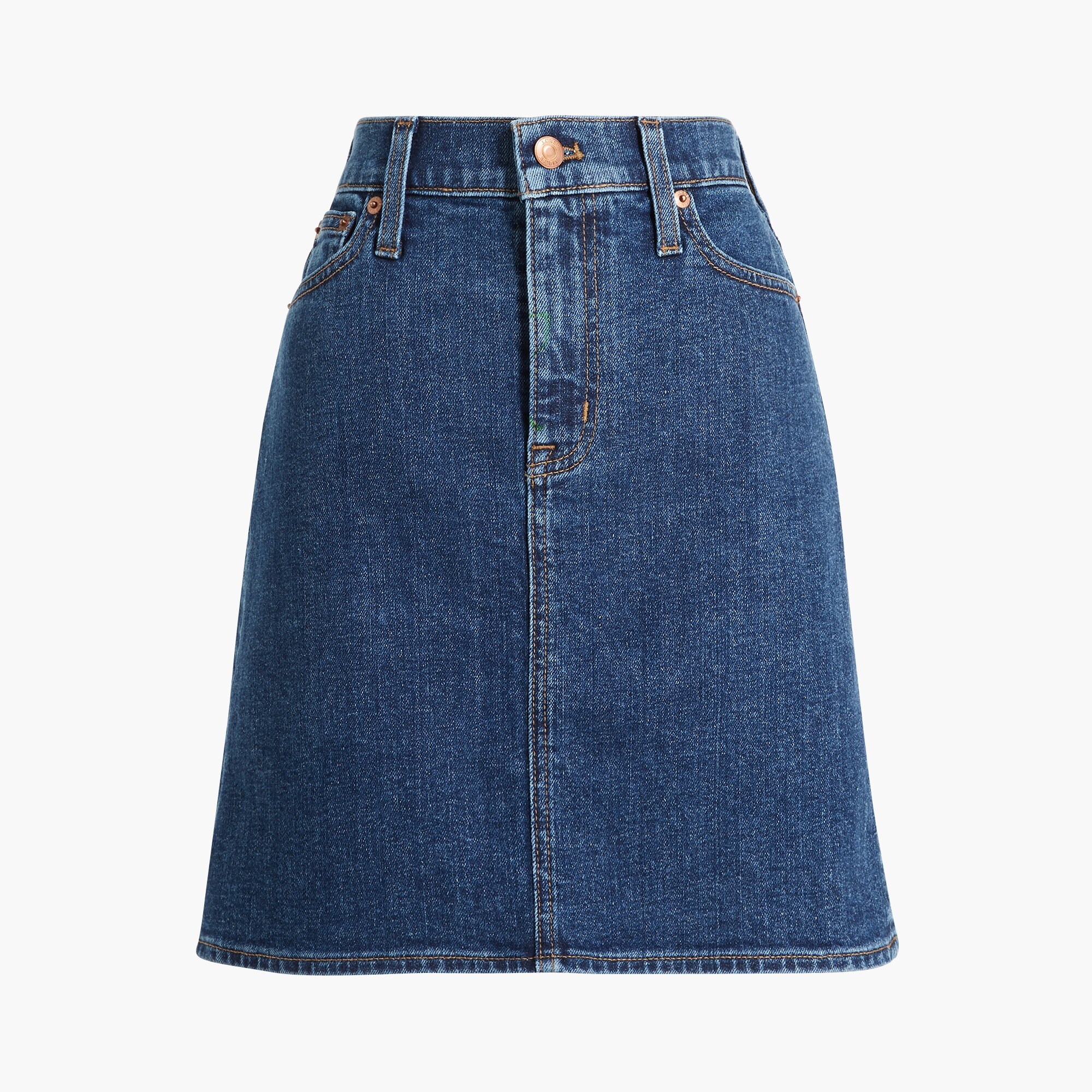 Denim mini skirt
