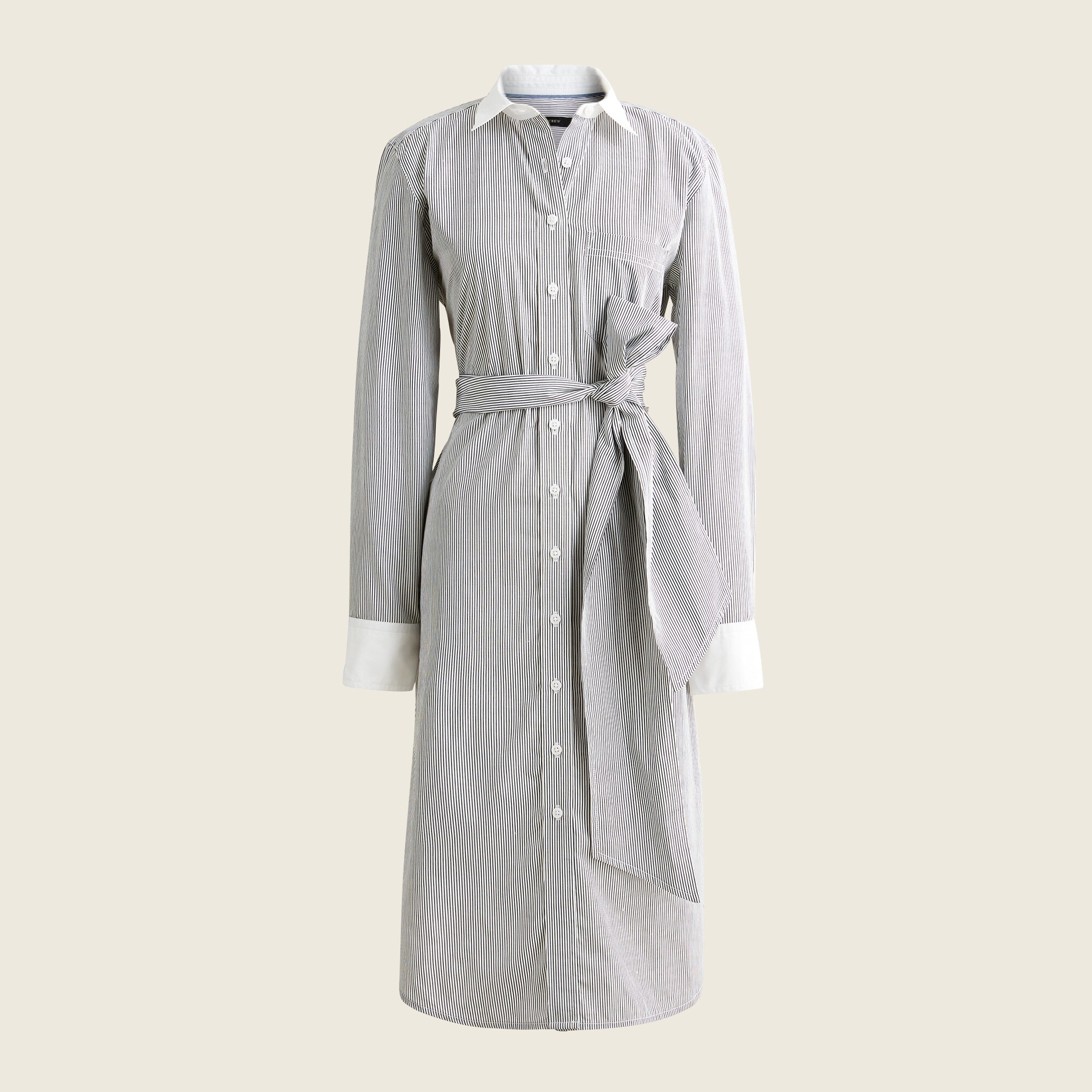 white christmas dresses Leila Crisp And Chic Belted Dress main image 1
