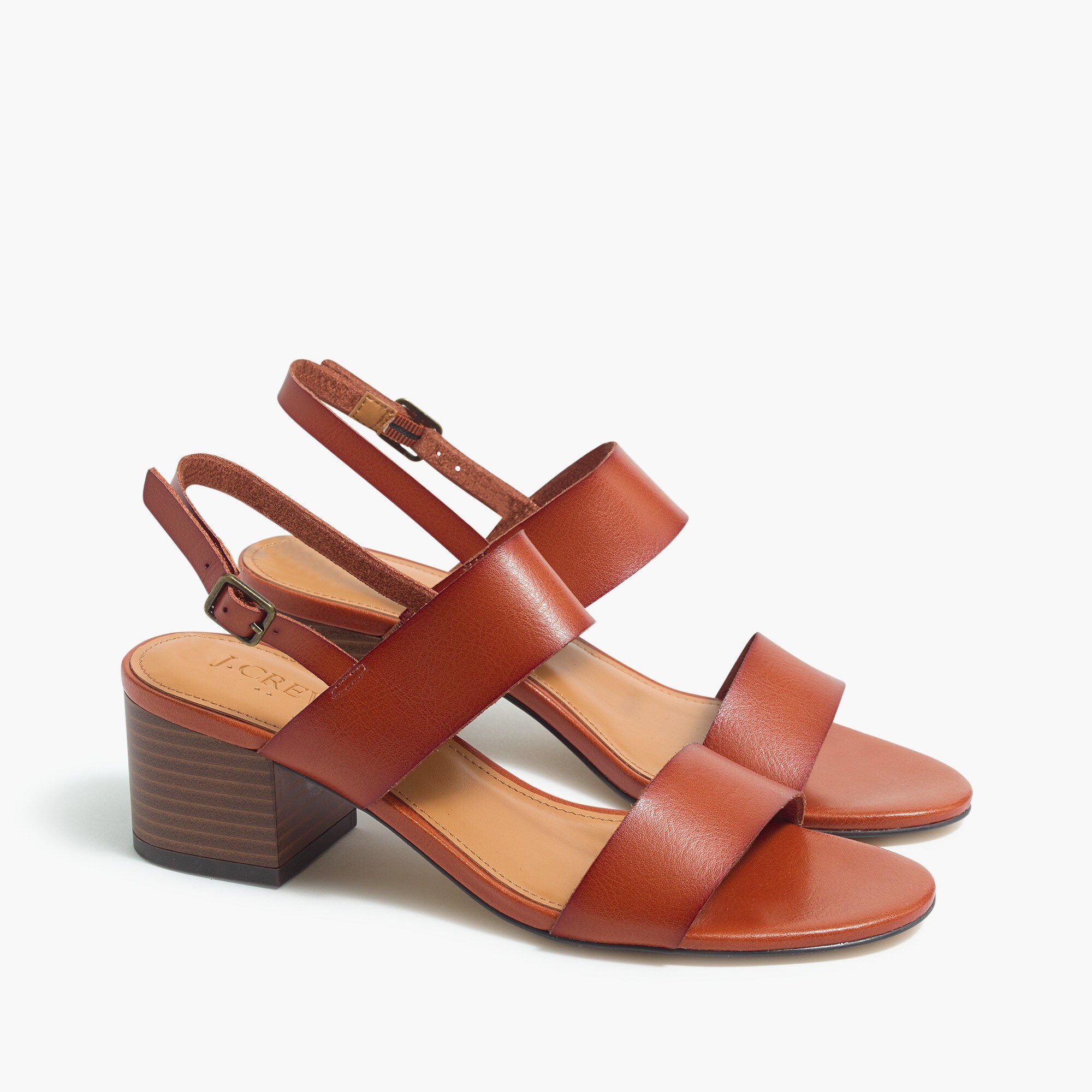 low block-heel sandals for women