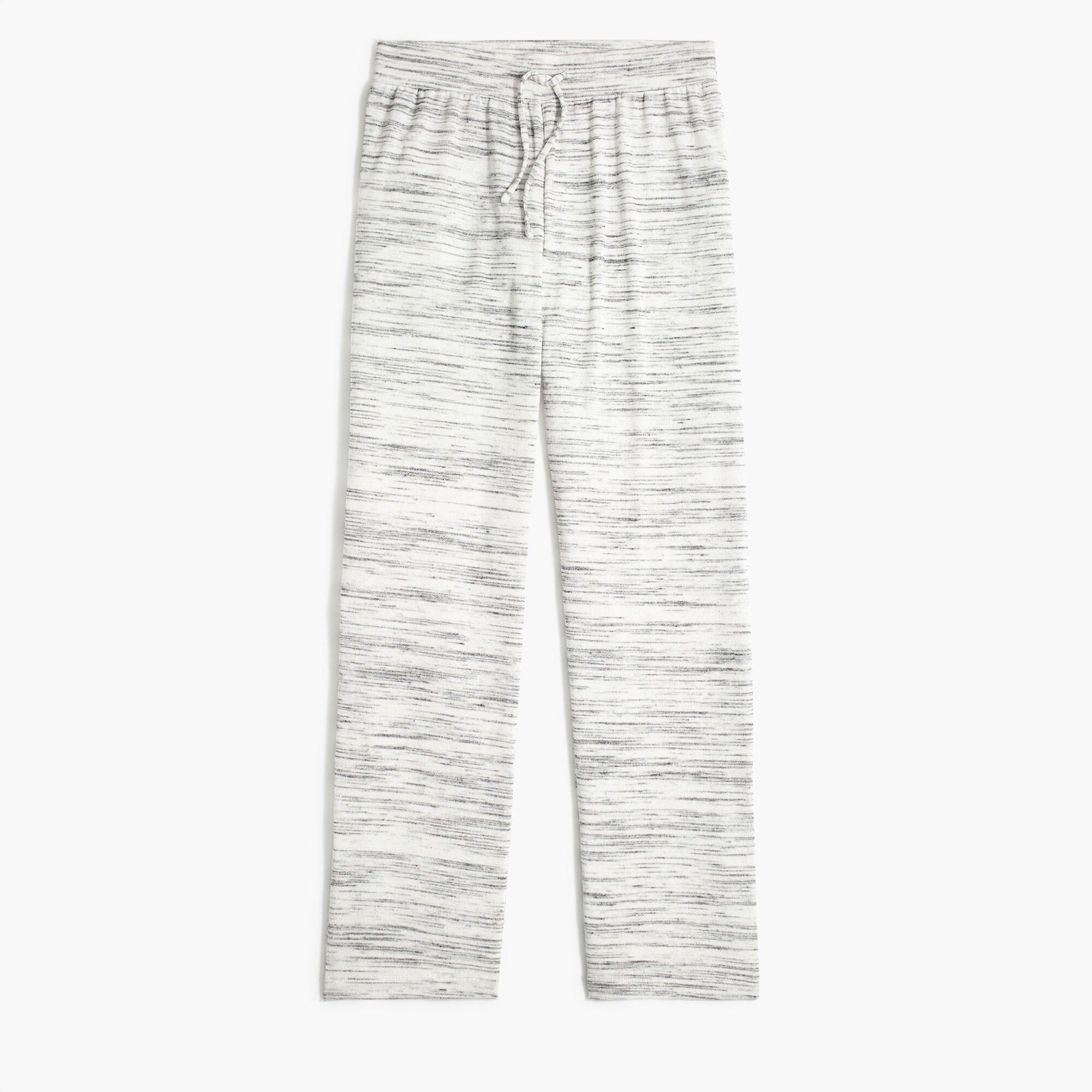 soft slub jersey pant for women