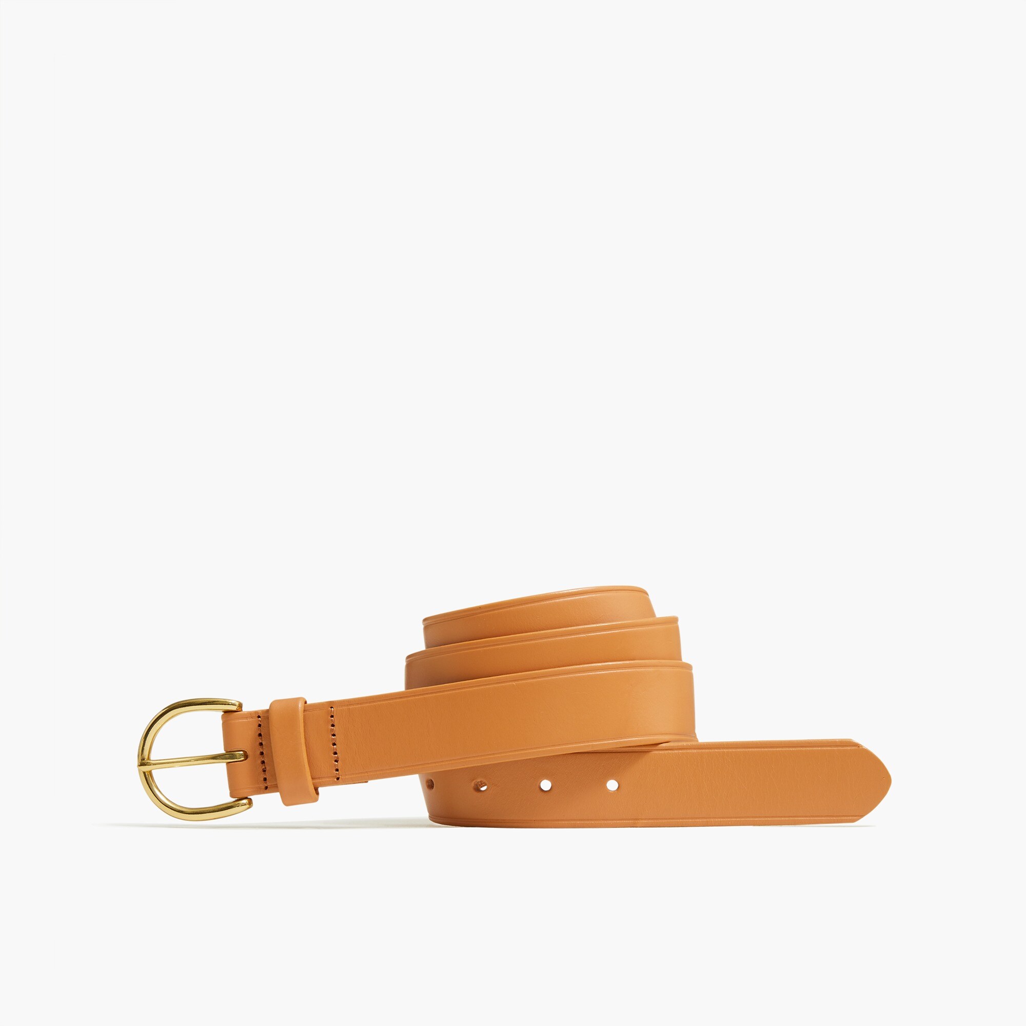 Leather jean belt
