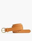 Leather jean belt