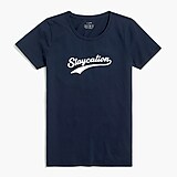 "Staycation" graphic tee