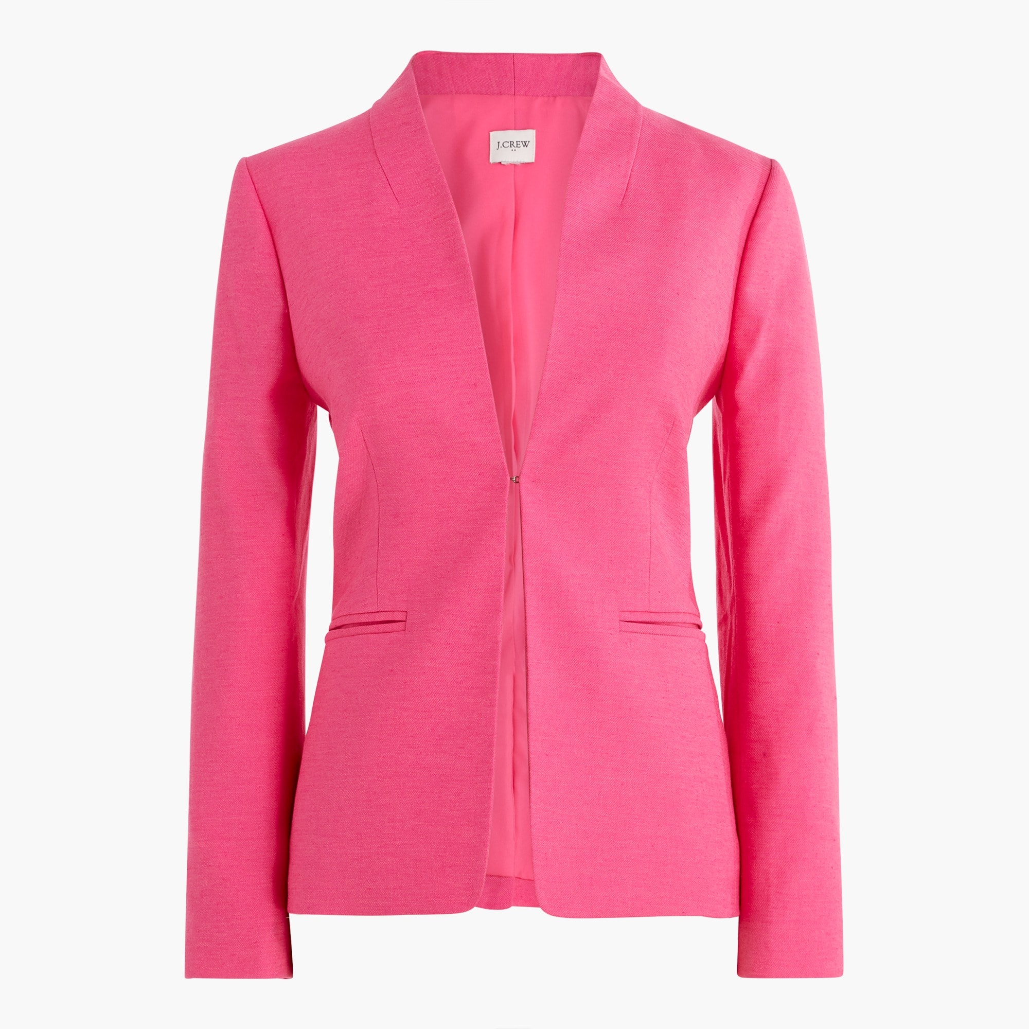 broadway blazer in stretch linen blend for women