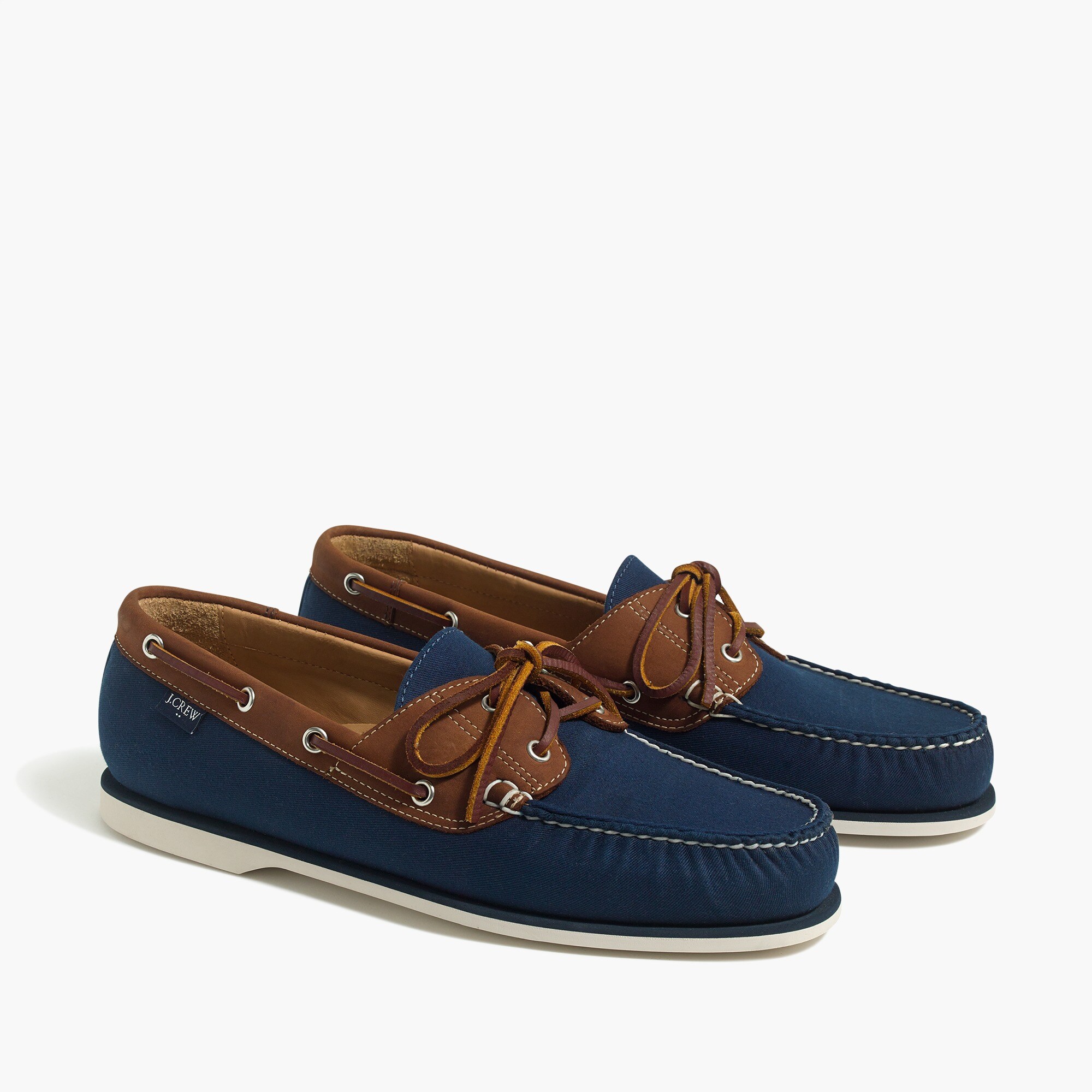 canvas boat shoes for men