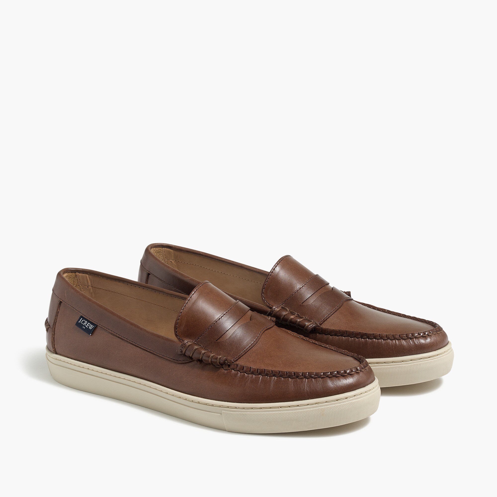 Leather loafer sneakers
