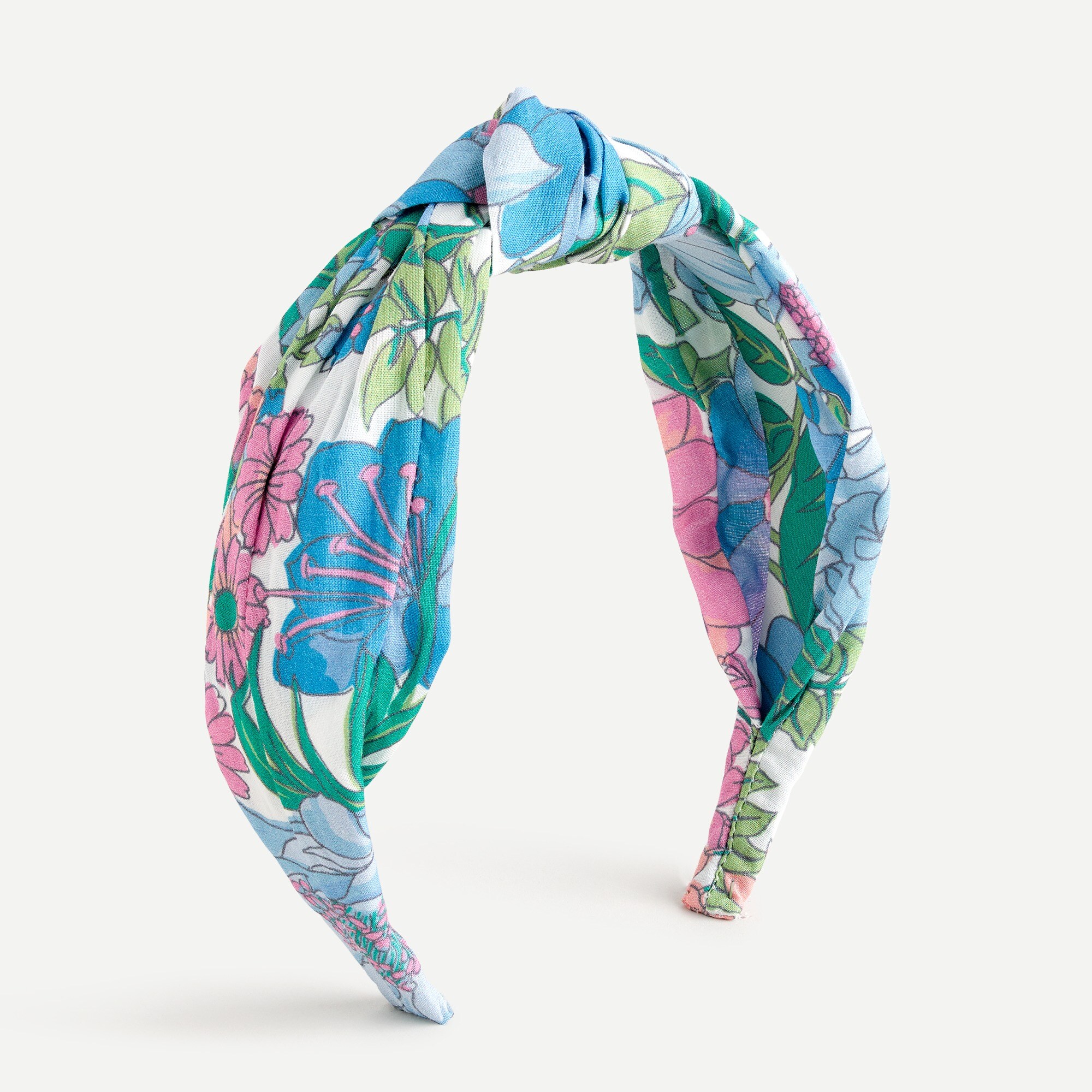 J.Crew Knot Headband In Print For Women
