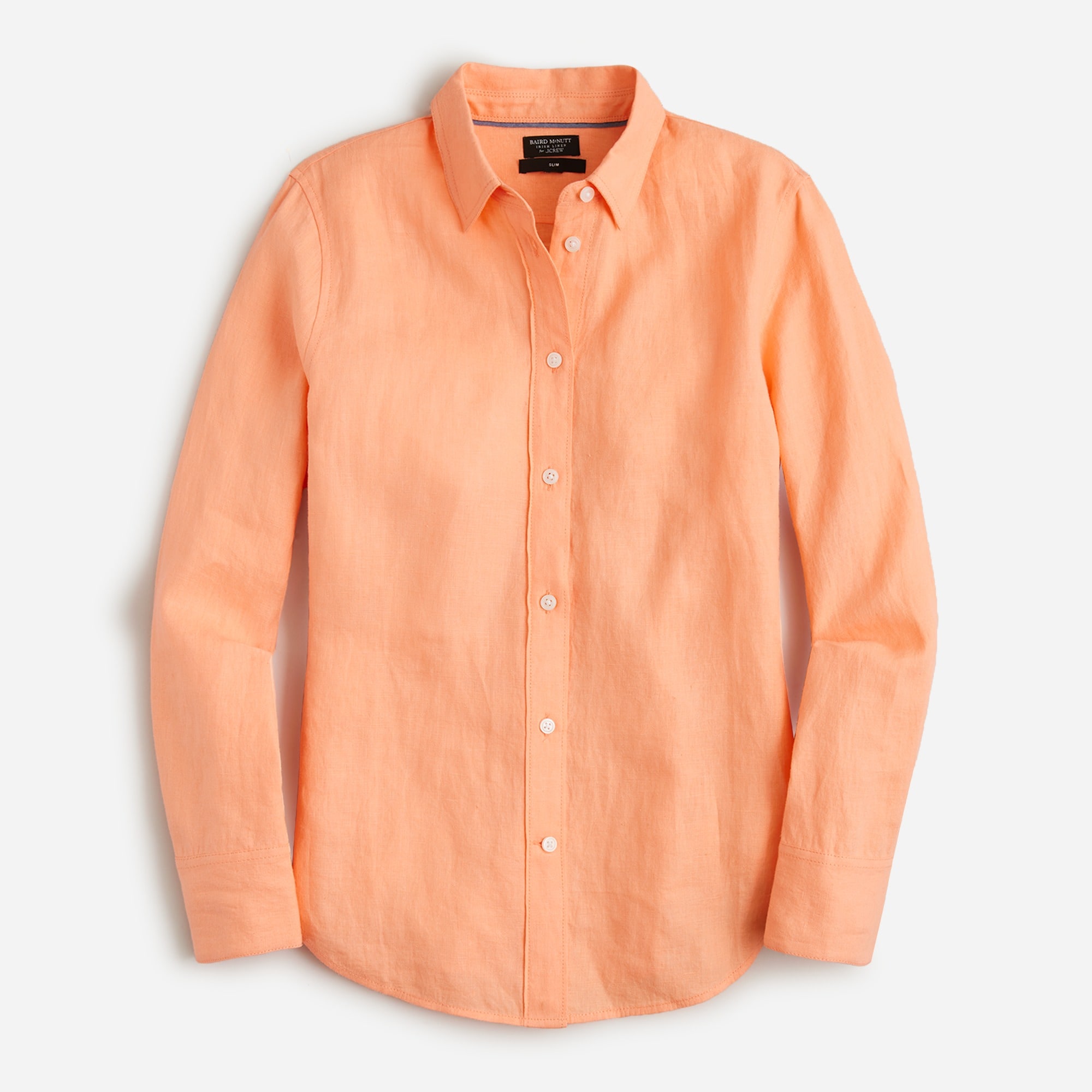 J.Crew: Slim-fit Baird McNutt Irish Linen Shirt For Women