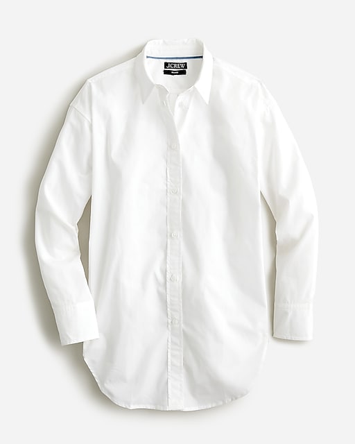  Relaxed-fit crisp cotton poplin shirt