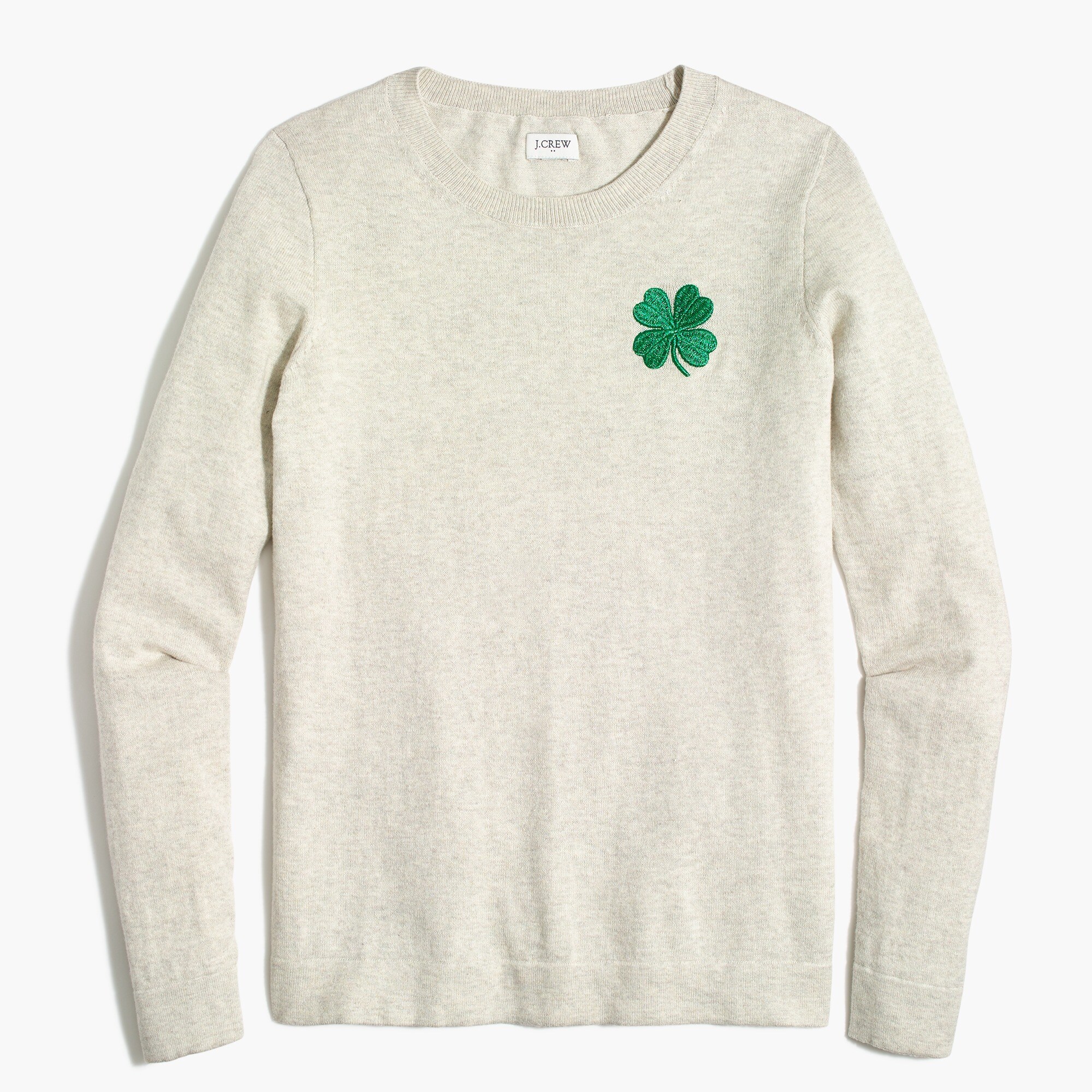 Lucky clover cotton Teddie sweater