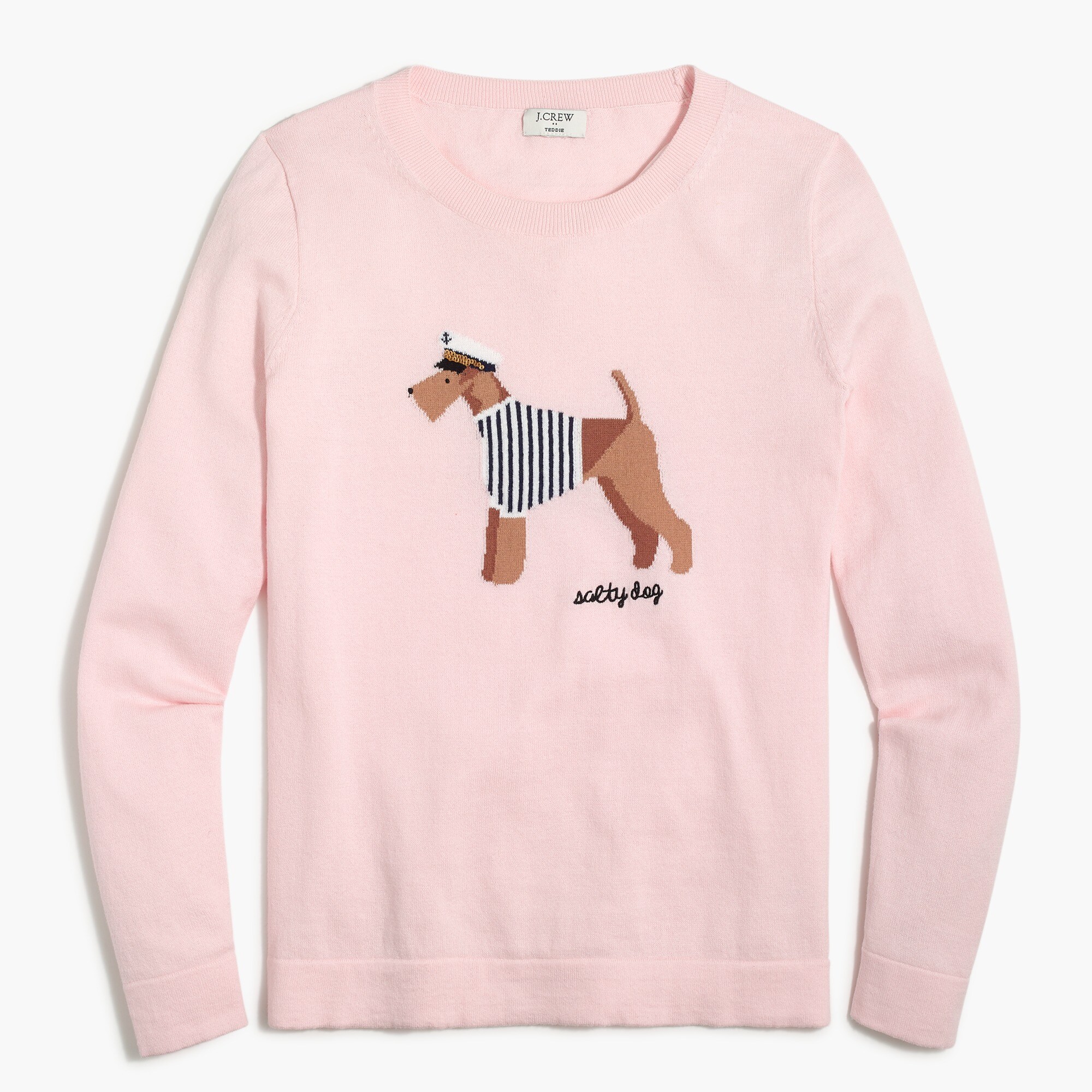 sailor cotton teddie sweater for women