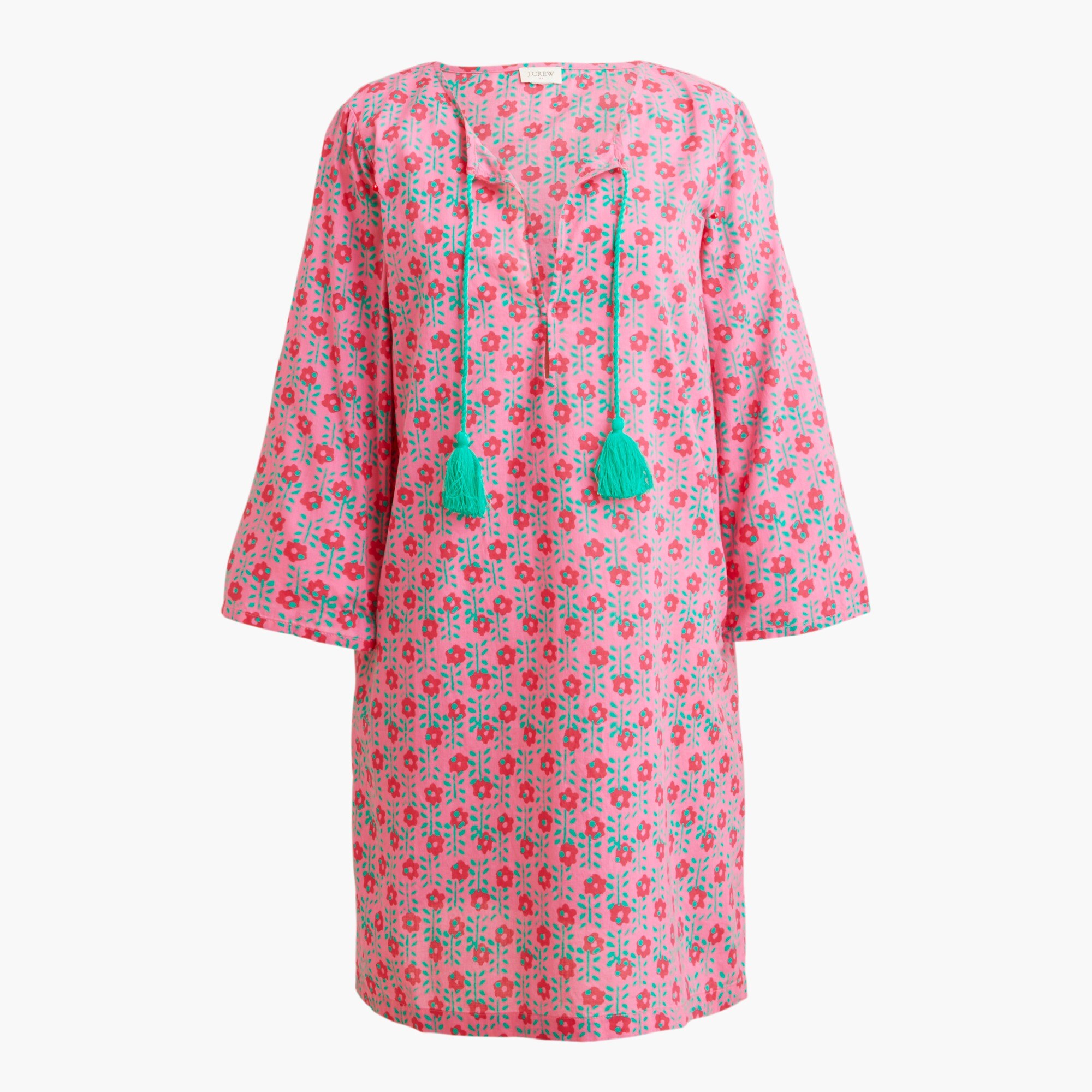 printed beach tunic for women