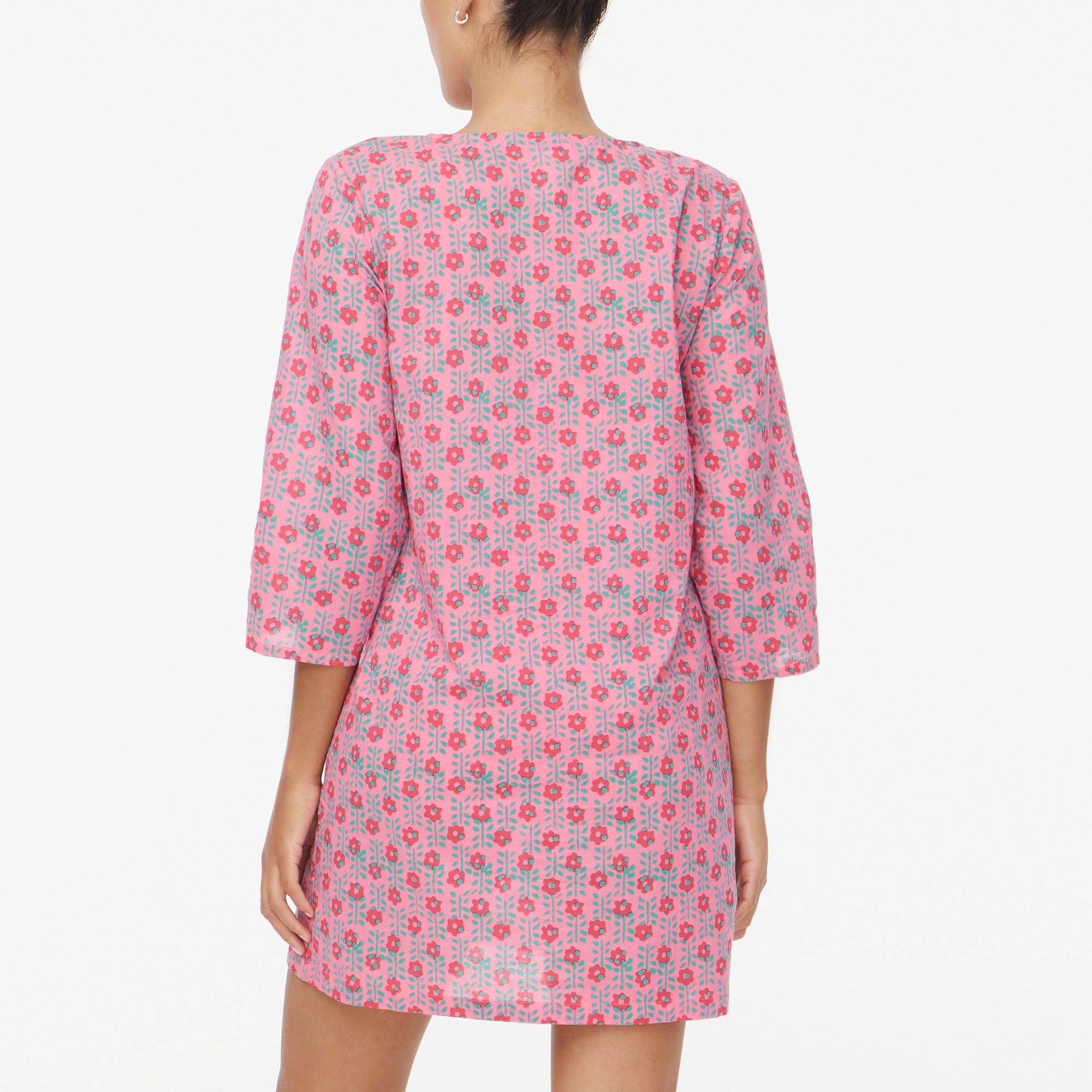 Printed cover-up tunic