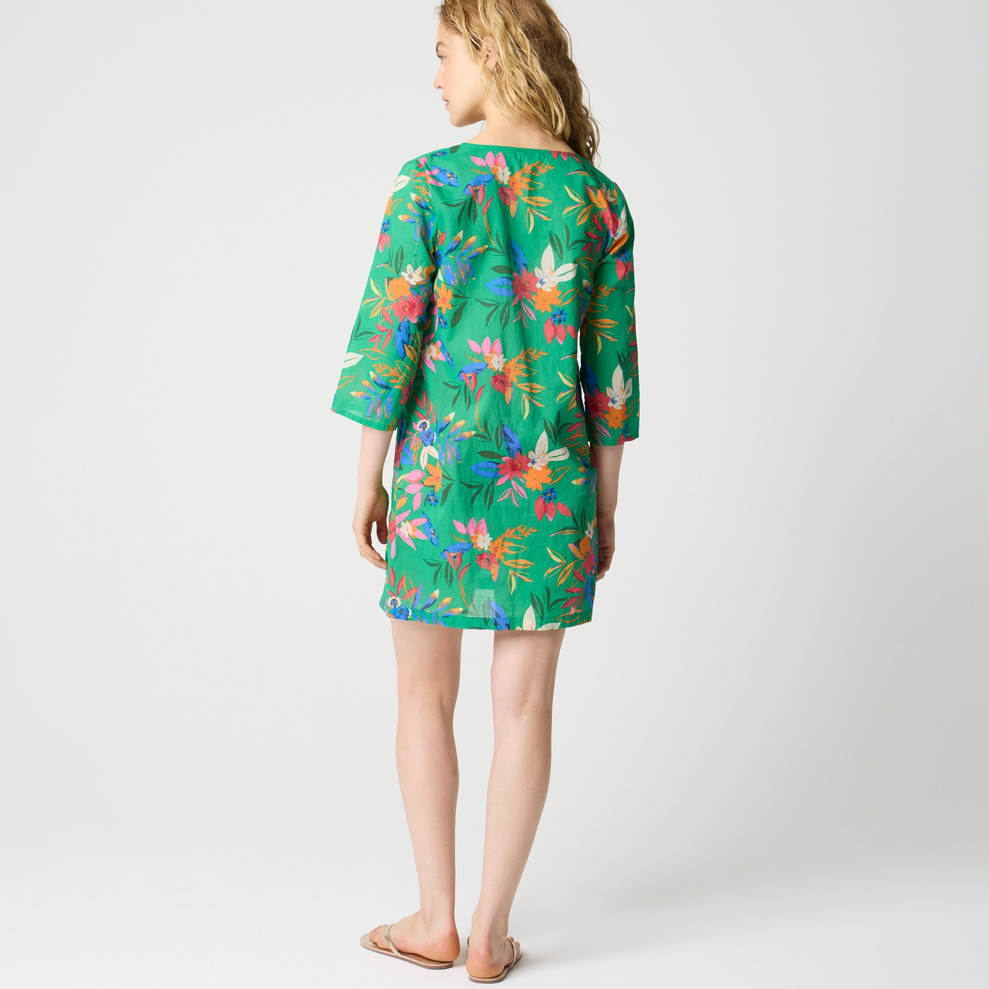 Printed beach tunic