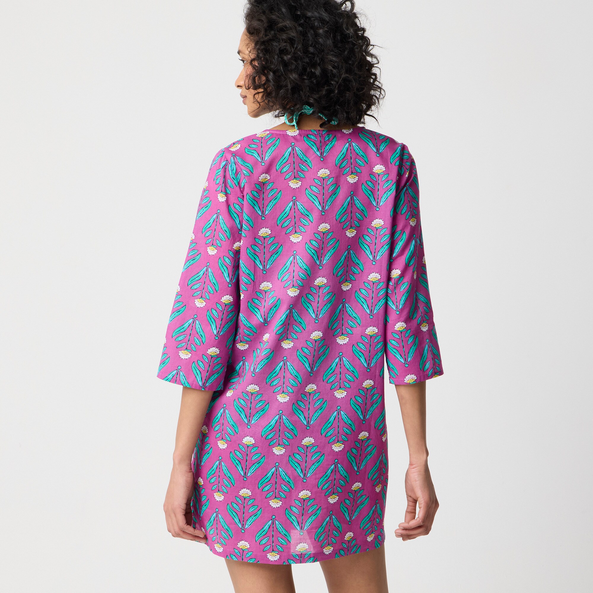 Printed cover-up tunic